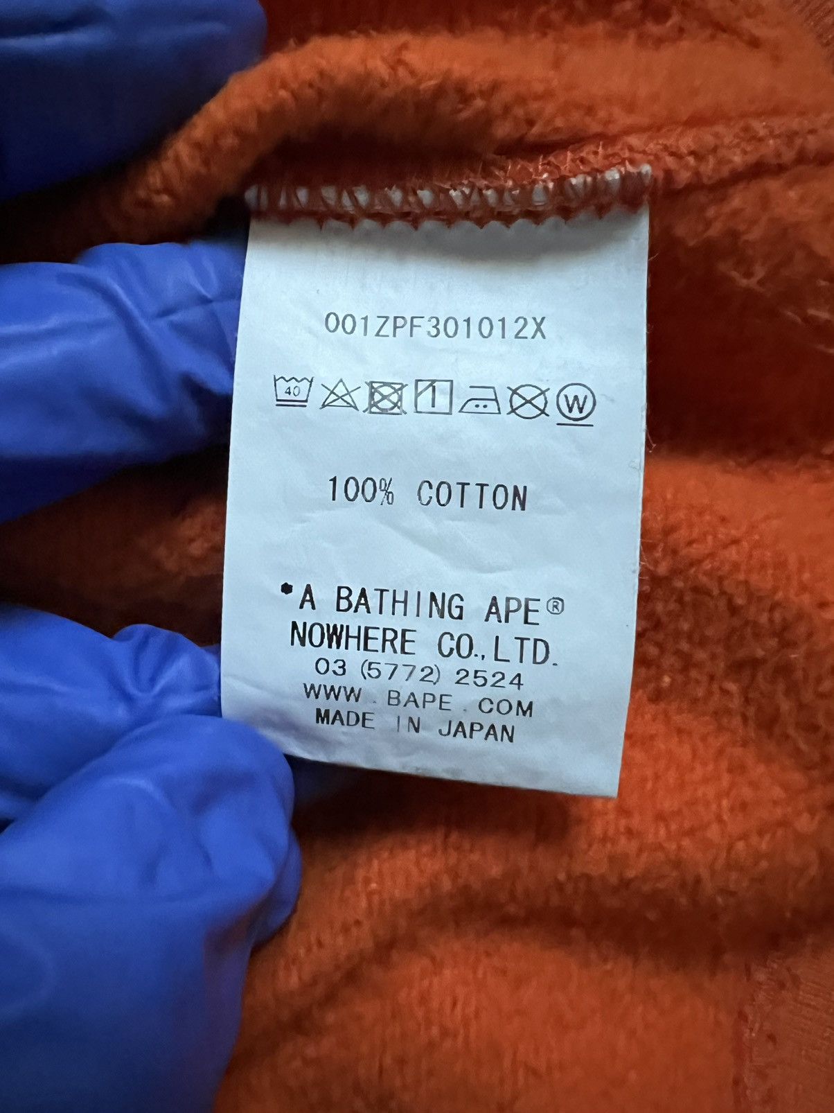 Bape A Bathing Ape Orange Tiger Shark Full Zip Up Hoodie Size US XL / EU 56 / 4 - 14 Thumbnail