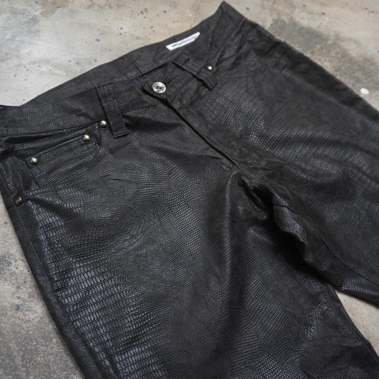 semanticdesign Semantic Design Crocodile Skin Flared Size US 30 / EU 46 - 6 Thumbnail