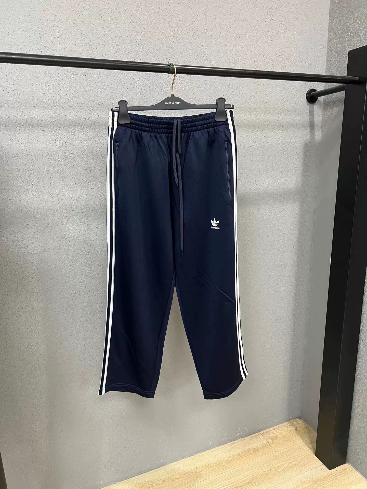 Balenciaga Balenciaga x adidas Blue Track Pants Size US 30 / EU 46 - 1 Thumbnail