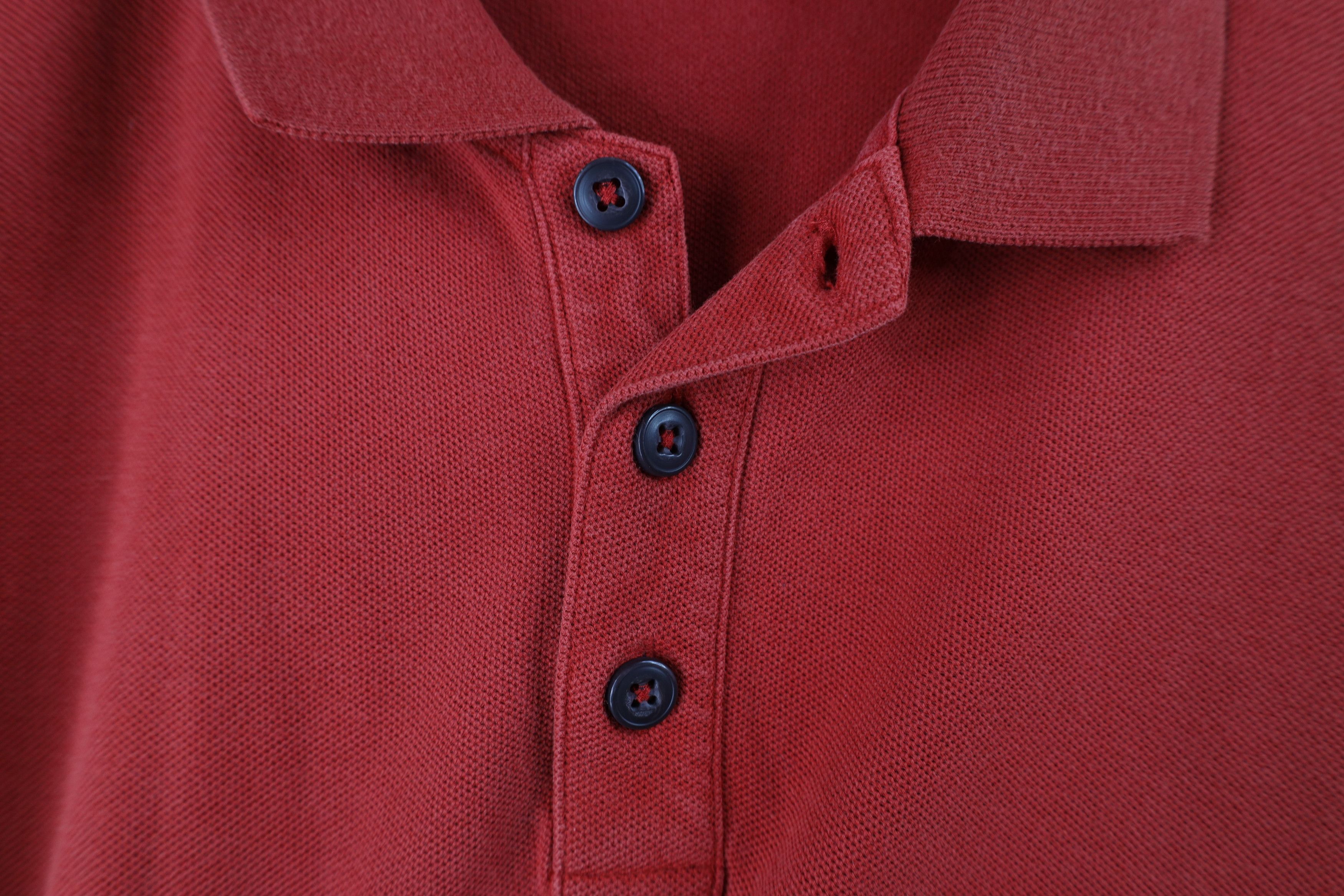 Patagonia × Vintage Vintage Patagonia Spell Out Organic Cotton Polo Shirt Red Size US XXL / EU 58 / 5 - 5 Thumbnail
