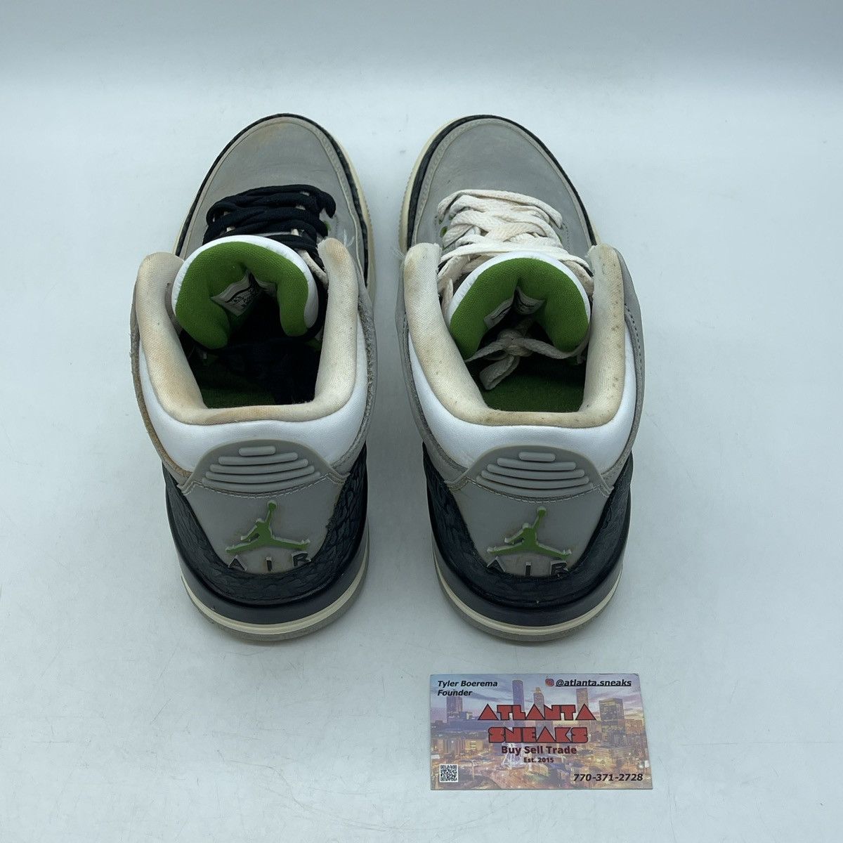 Jordan Brand Air Jordan 3 chlorophyll Size US 8.5 / EU 41-42 - 6 Thumbnail