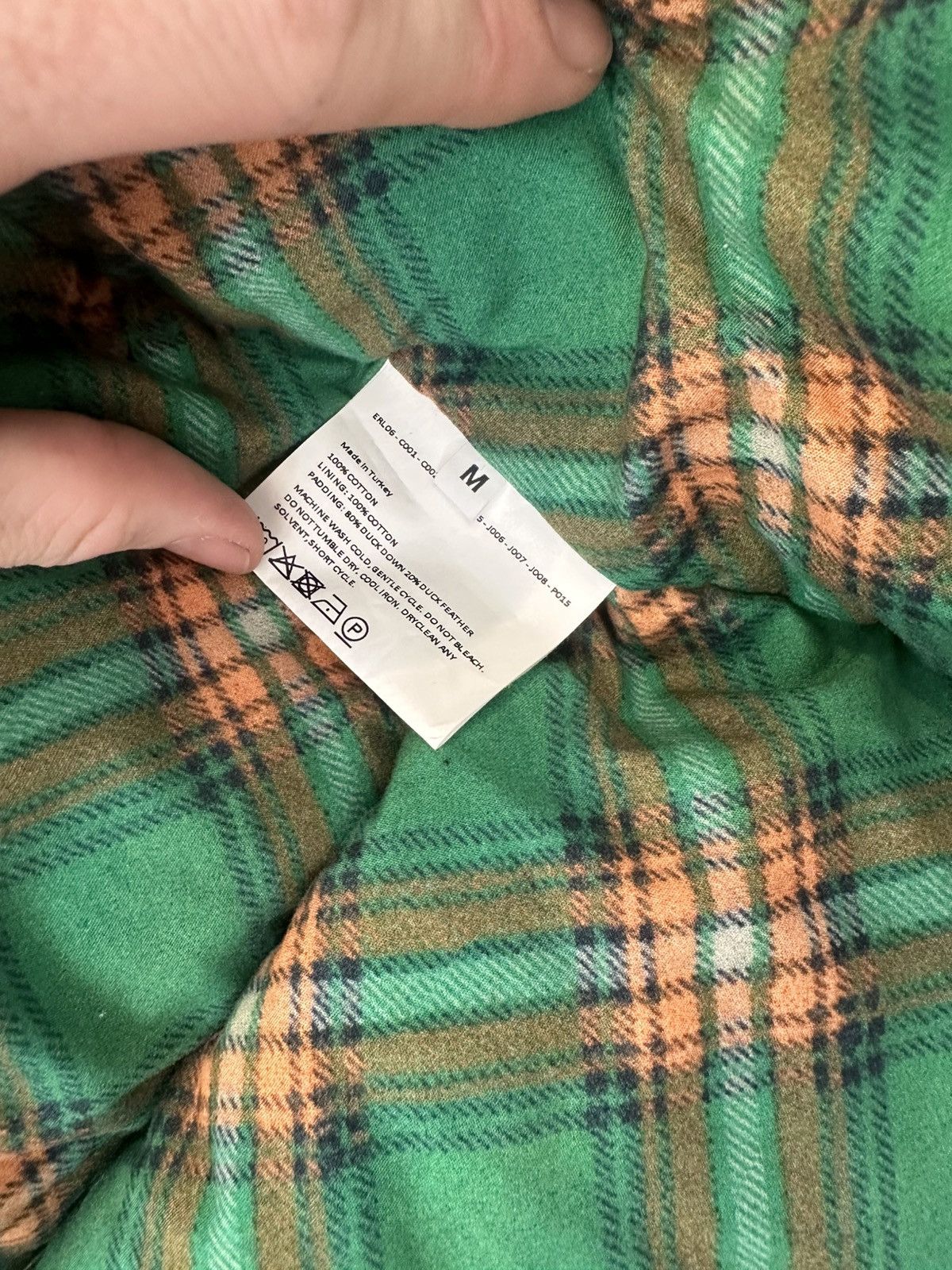 ERL ERL Green checked puffer vest Size US M / EU 48-50 / 2 - 5 Thumbnail