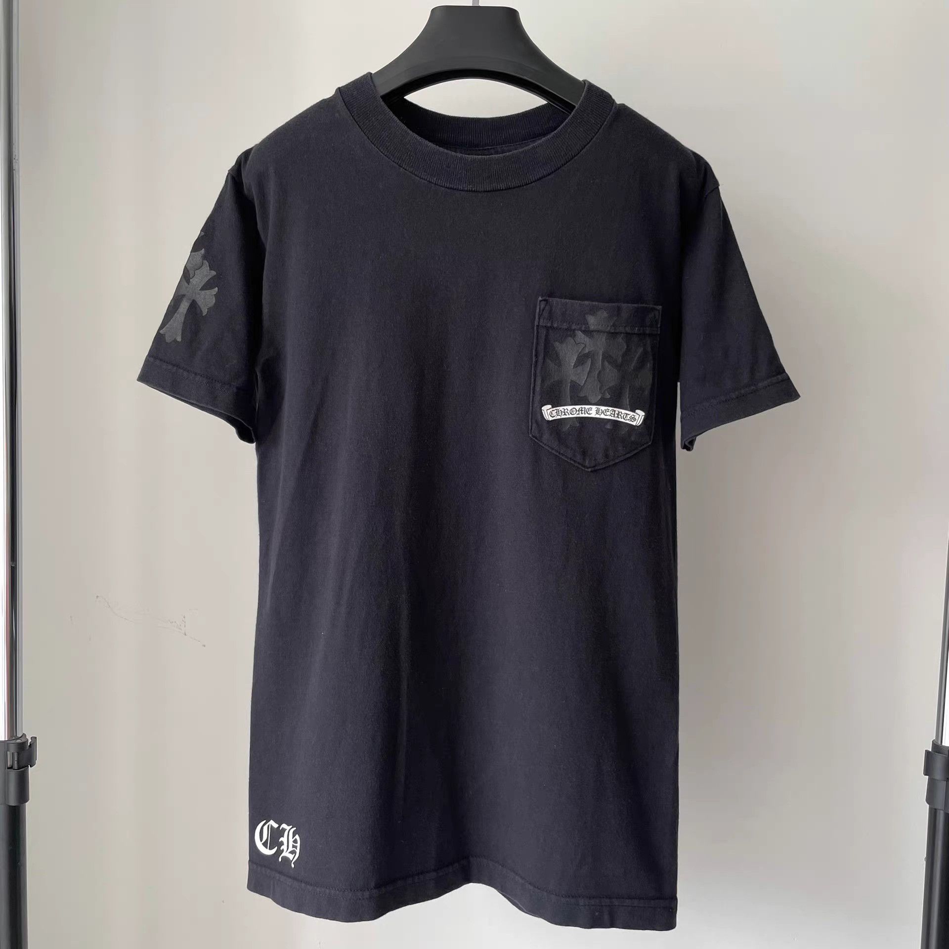 Chrome Hearts Chrome Hearts Black Short Sleeve T-Shirt Size US S / EU 44-46 / 1 - 2 Thumbnail