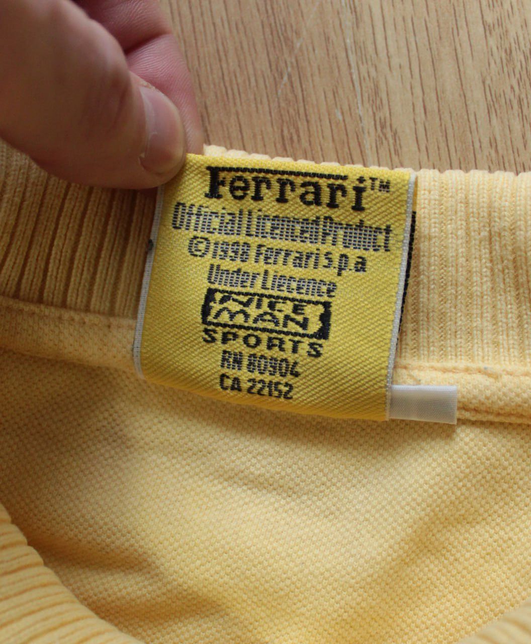 Ferrari 🔥 1998 Ferrari Logo Polo Racing T Shirt BMW Mercedes Audi Size US L / EU 52-54 / 3 - 5 Thumbnail