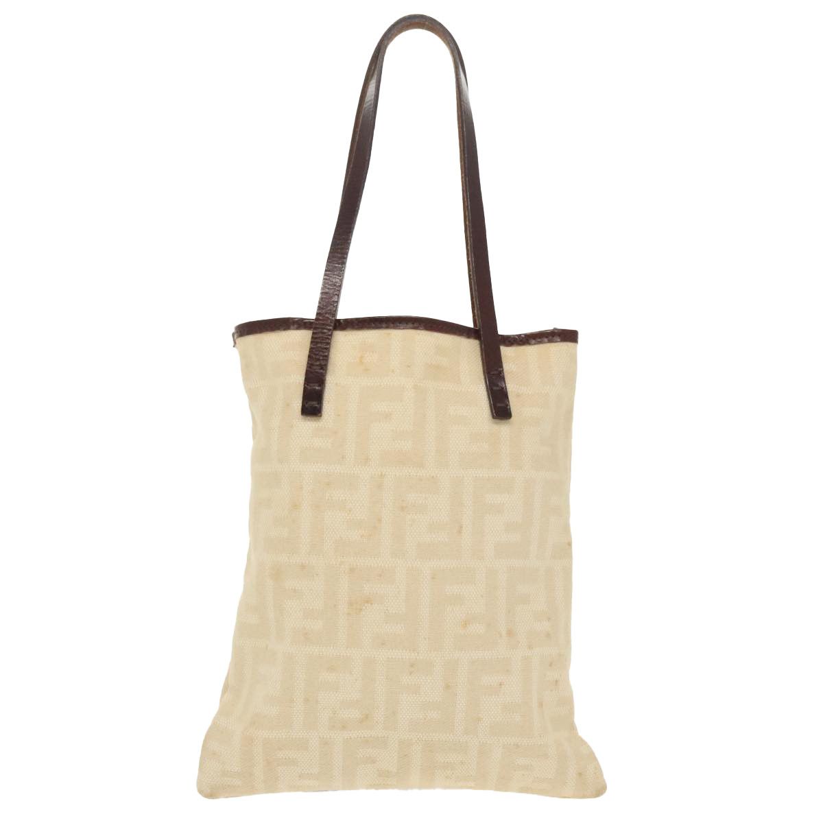 Fendi Beige Canvas Tote Bag (Pre-Owned) Size ONE SIZE - 1 Thumbnail