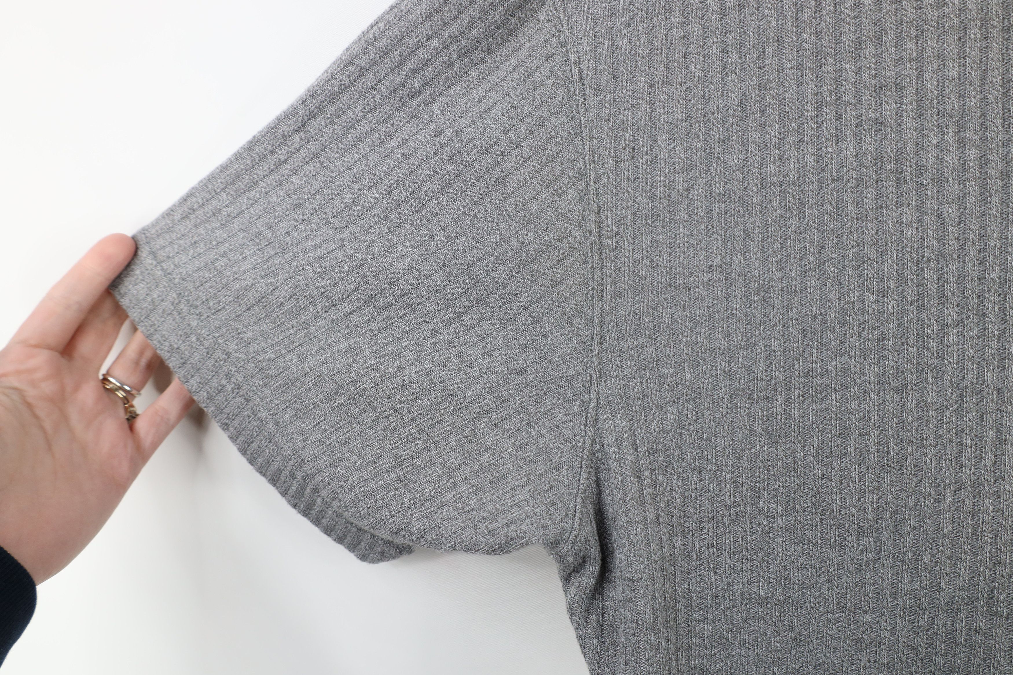 Vintage Vintage 90s Streetwear Ribbed Knit Short Sleeve T-Shirt Size US L / EU 52-54 / 3 - 5 Thumbnail