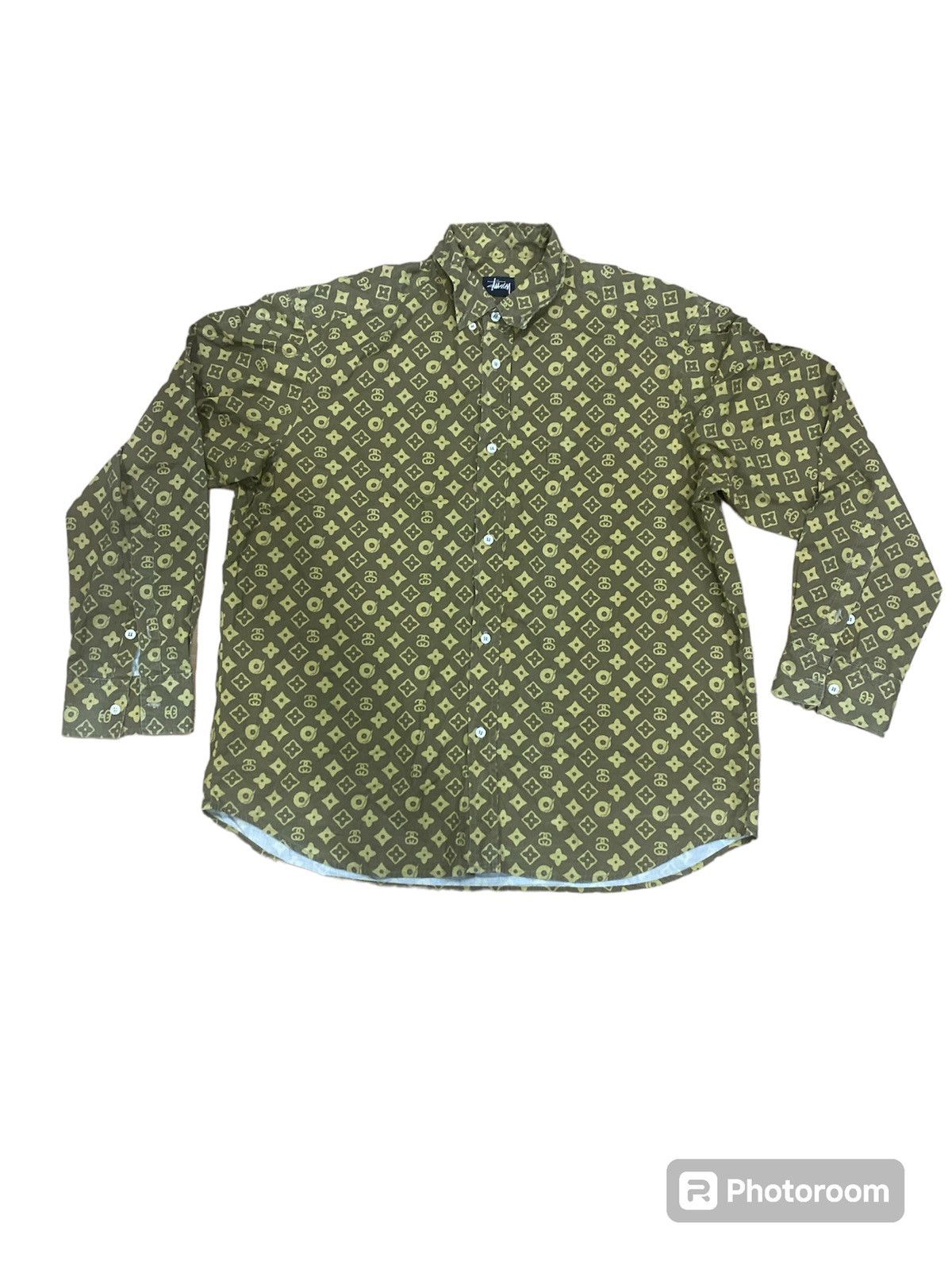 Rare Stussy LV Monogram shirt 90s street