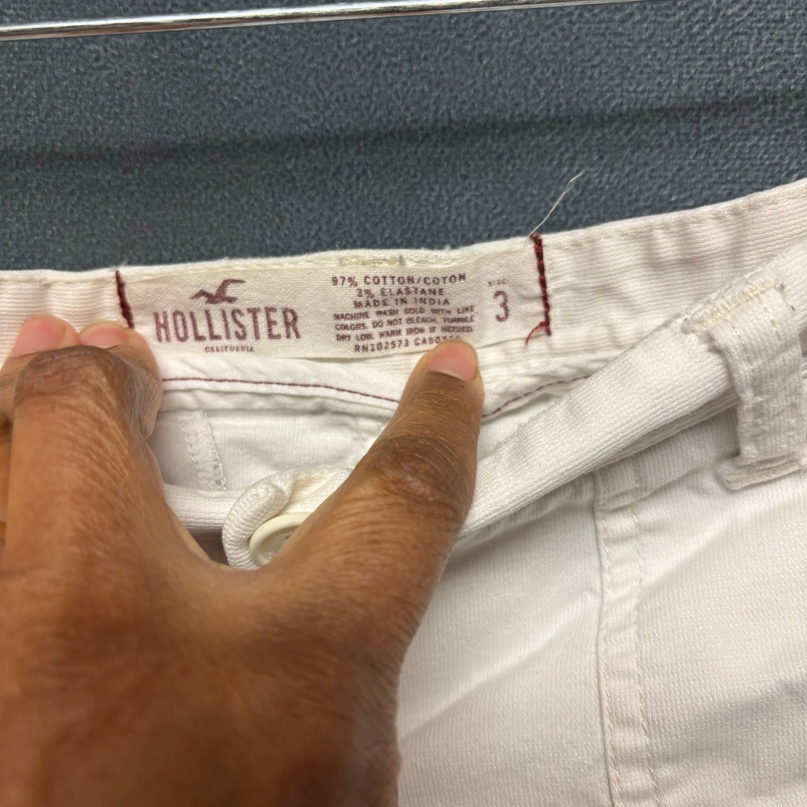 Hollister Hollister Shortie Shorts Hoochie Preppy Micro Booty Womens 3 Size 31" - 4 Thumbnail