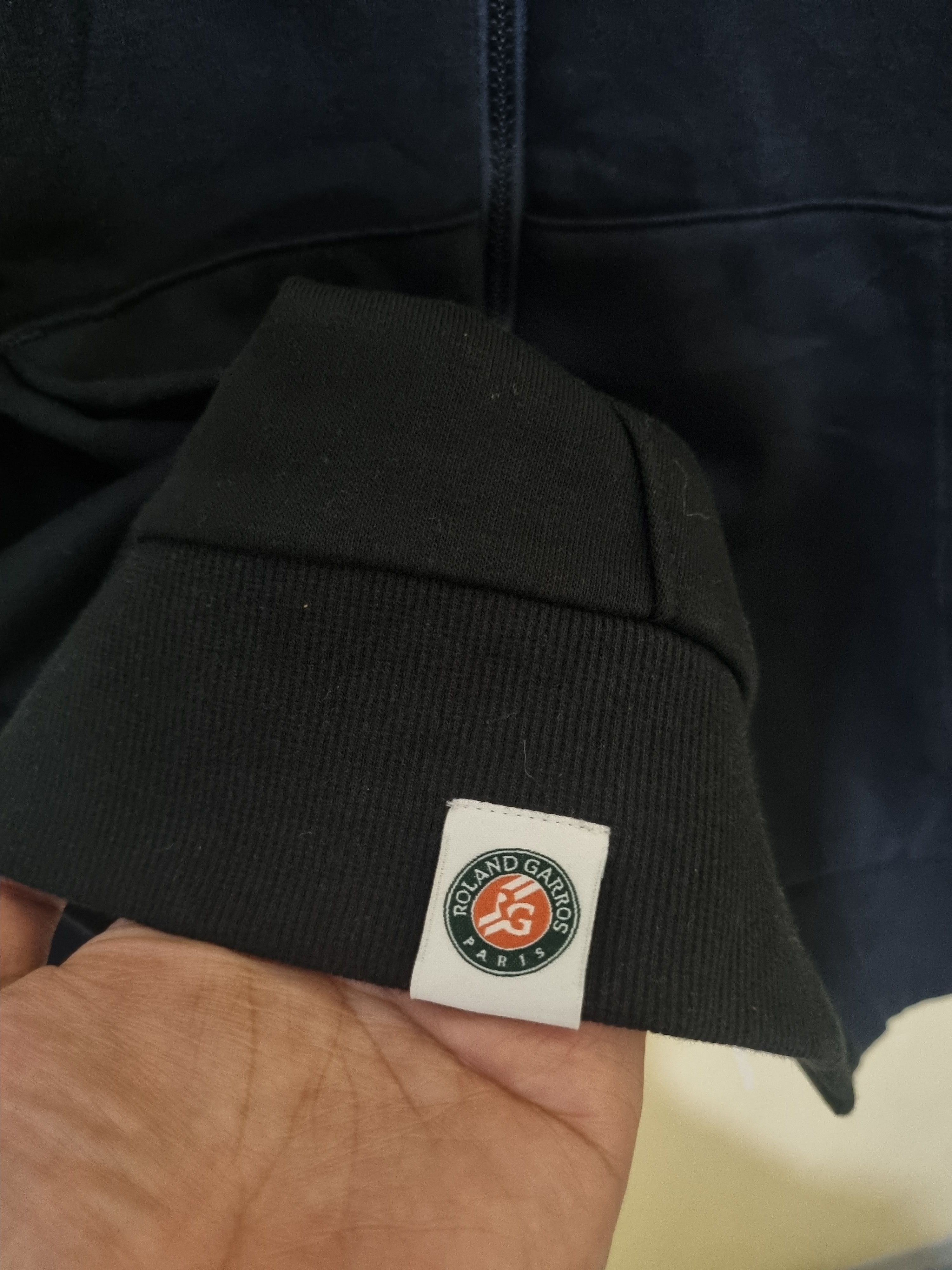 Vintage Roland Garros 90's Hoodie Size US L / EU 52-54 / 3 - 7 Thumbnail
