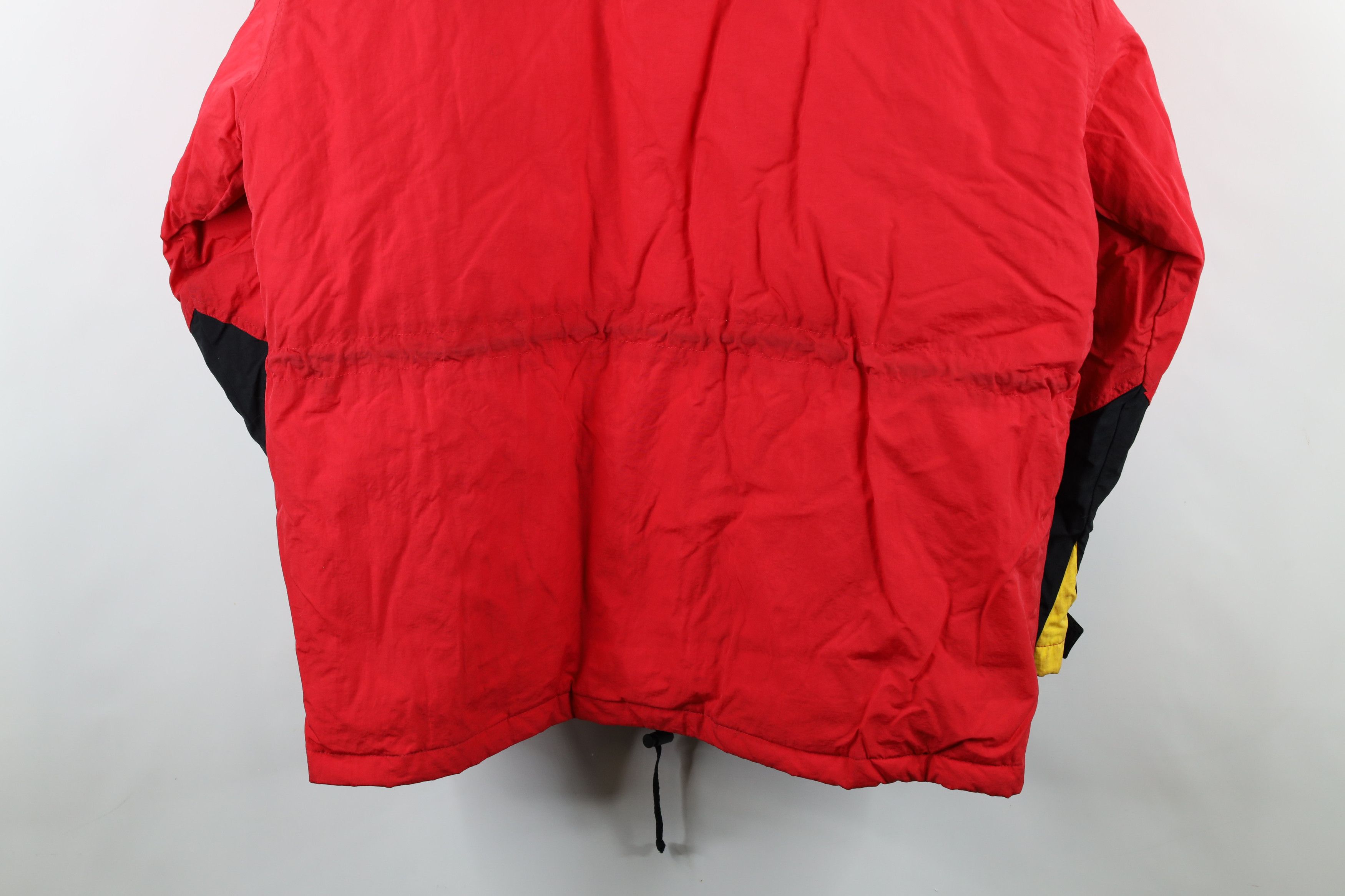 Marlboro × Vintage Vintage 90s Marlboro Duck Down Fill Hooded Puffer Jacket Red Size US XL / EU 56 / 4 - 15 Thumbnail