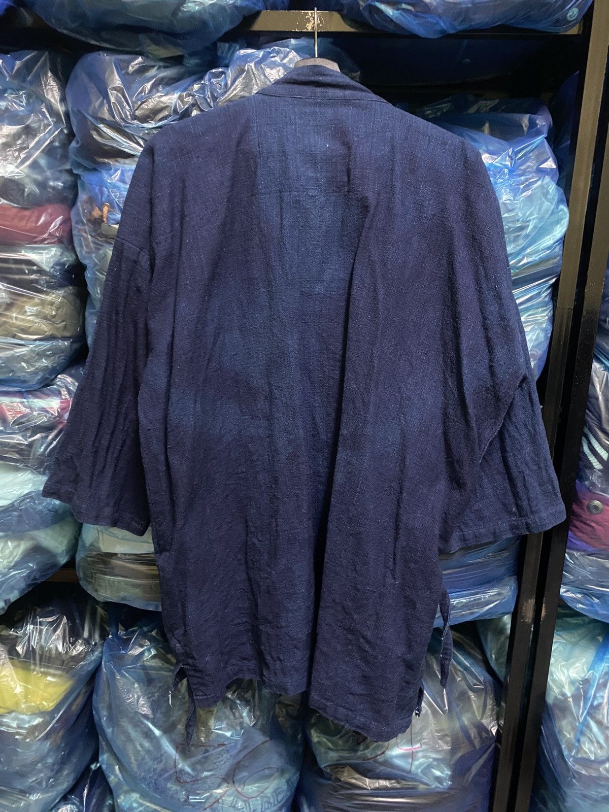 Indigo Vintage Japanese Indigo Cotton Samue Jacket Workwear Size US L / EU 52-54 / 3 - 5 Thumbnail
