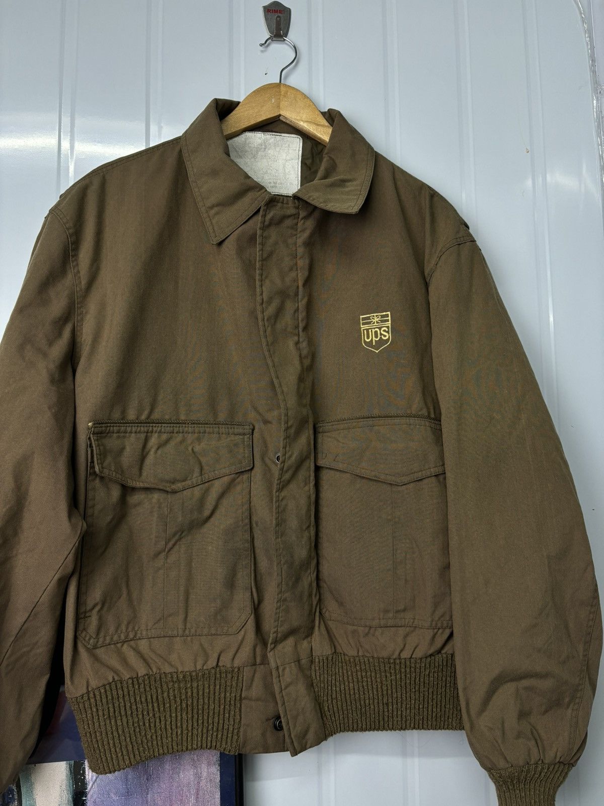 Vintage VERY RARE! Vintage 90’s UPS WorkWear Bomber Jacket Size US L / EU 52-54 / 3 - 1 Thumbnail