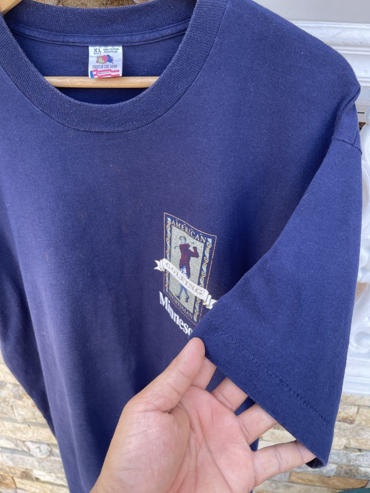 Vintage LastDrop🔥Rare🔥Vintage 90s American Sportsman Golfing T-Shirt Size US XL / EU 56 / 4 - 8 Thumbnail