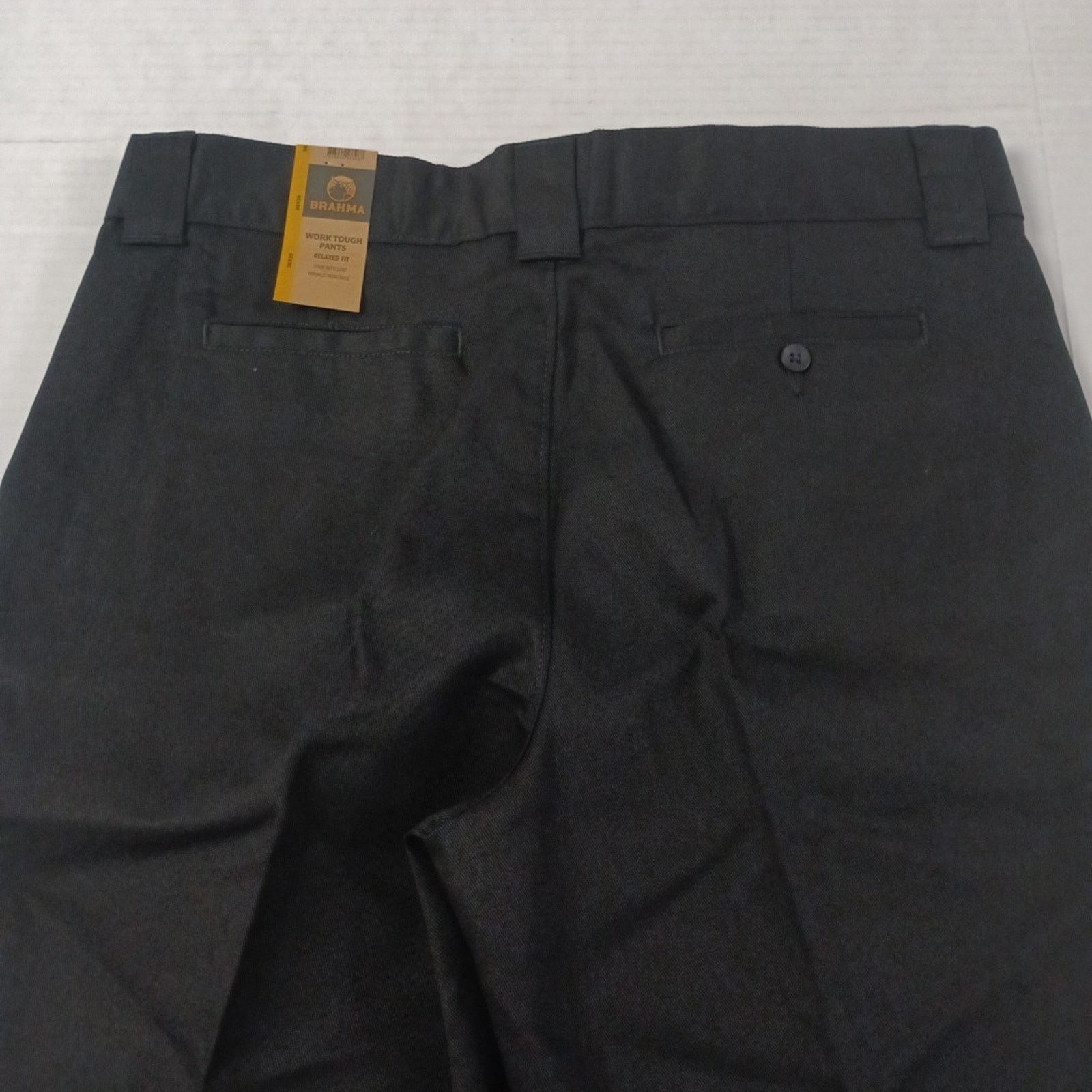 Other Brahma Men's Work Tough Pants Size 38x30 Black Relaxed Fit Size US 38 / EU 54 - 7 Thumbnail