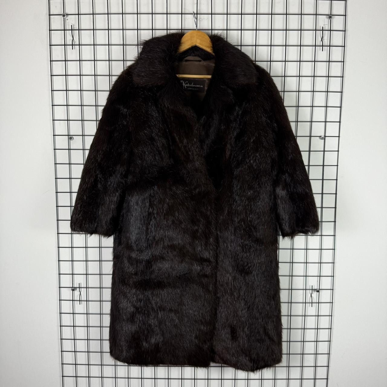 Vintage Mink Real Fur Jacket Womans Brown Size L / US 10 / IT 46 - 1 Thumbnail