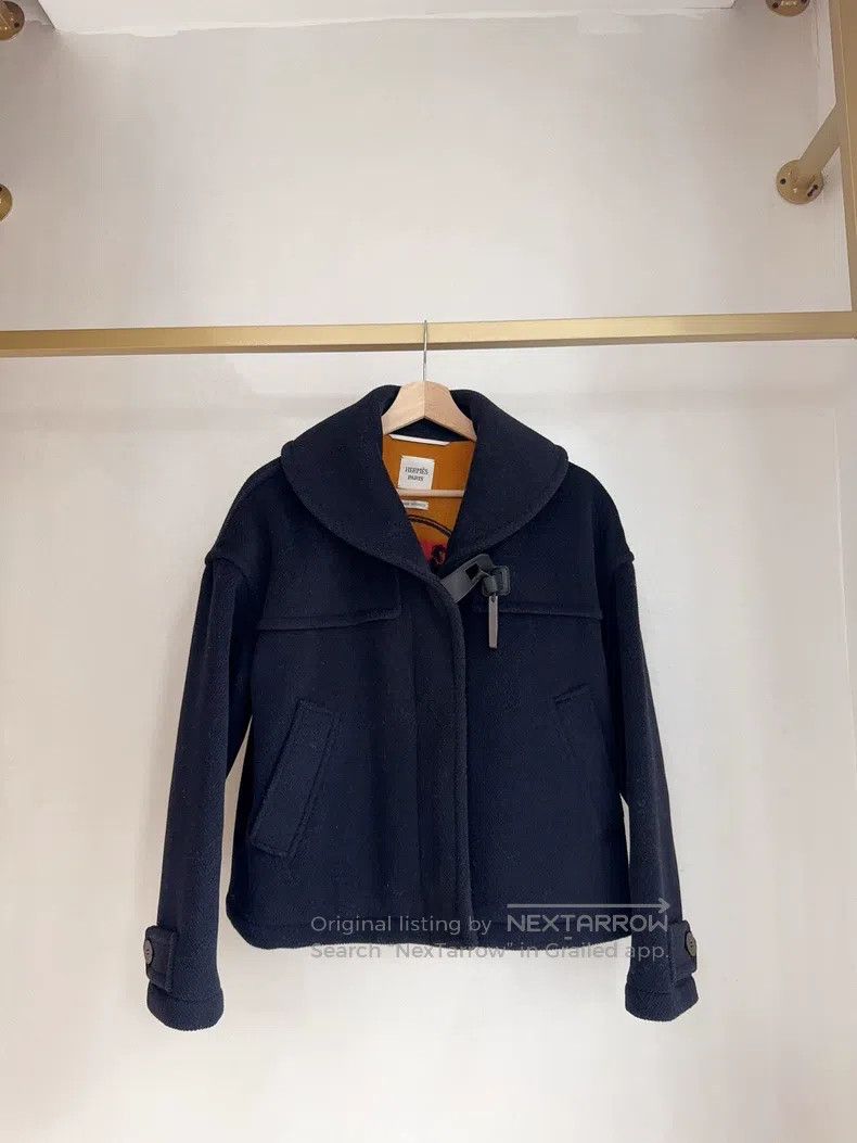 Hermes Hermes Deep Sea Blue Short Coat Size XS / US 0-2 / IT 36-38 - 1 Thumbnail