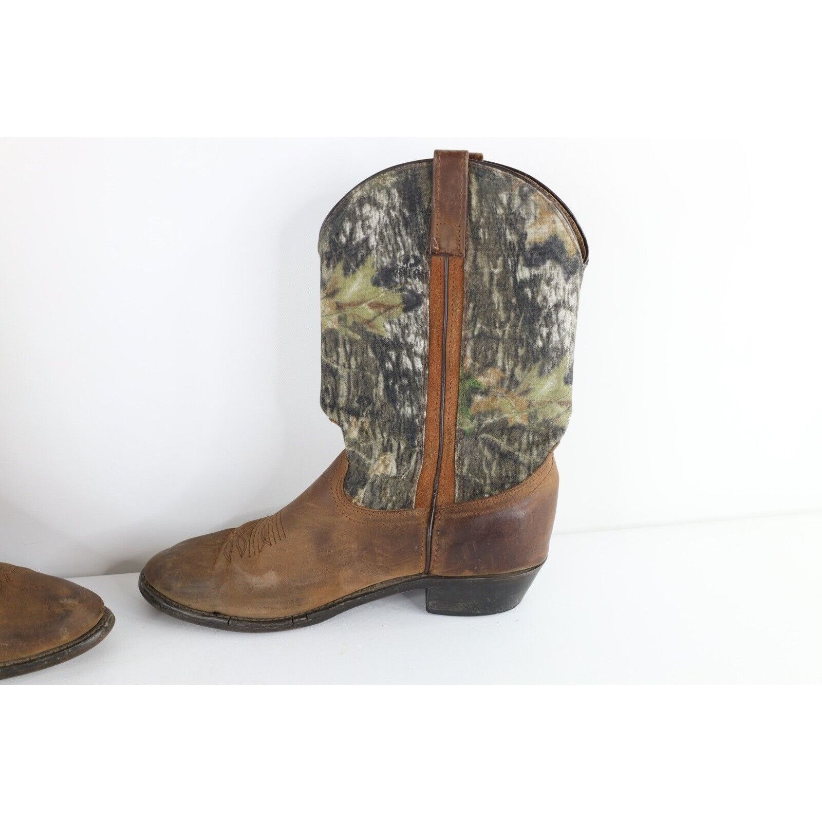 Vintage Vintage Laredo Distressed Leather Camouflage Cowboy Boots Size US 13 / EU 46 - 7 Thumbnail