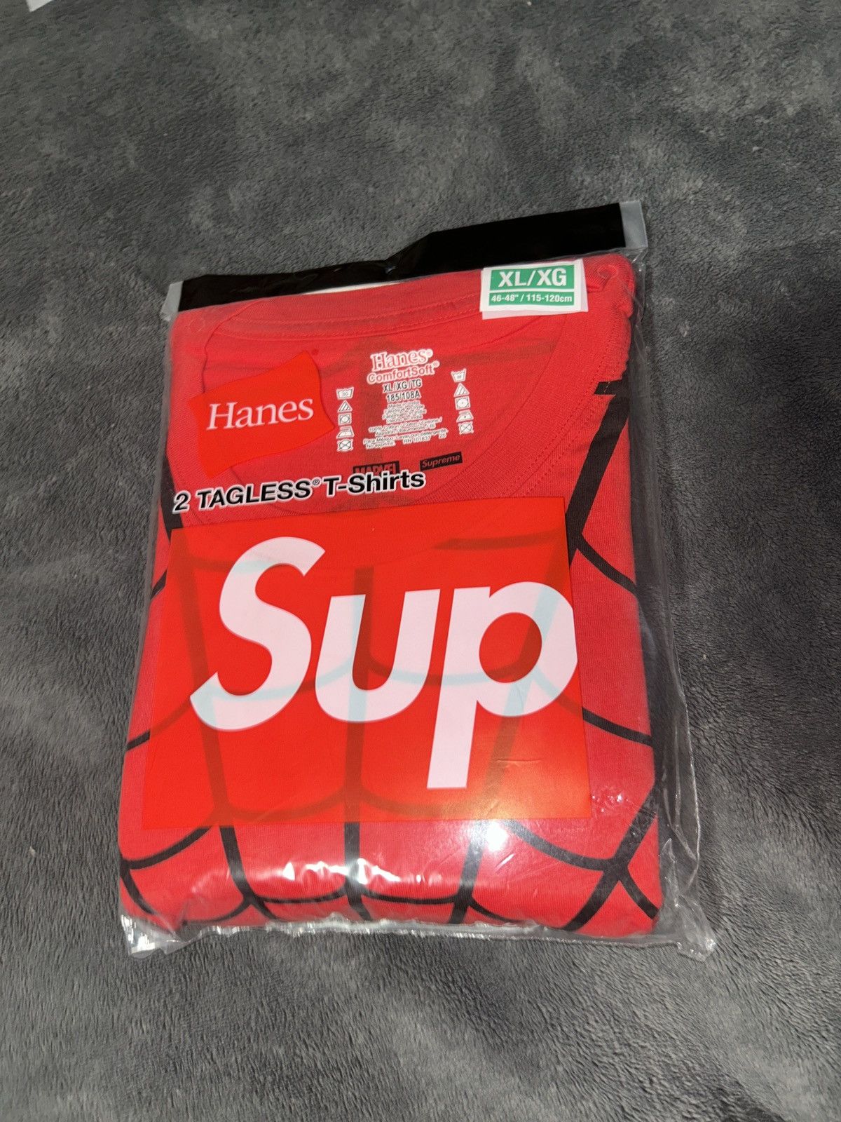 Hanes × Supreme Supreme 2 pack hanes spiderman tees tagless Size US XL / EU 56 / 4 - 1 Thumbnail