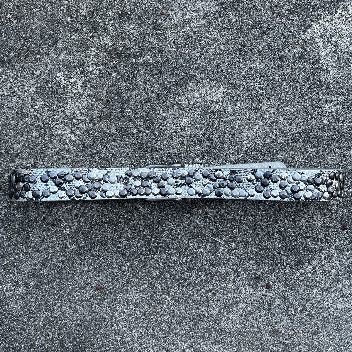 Vintage Vintage studded leather belt 🐍 (Kapital Style) Size ONE SIZE - 2 Thumbnail