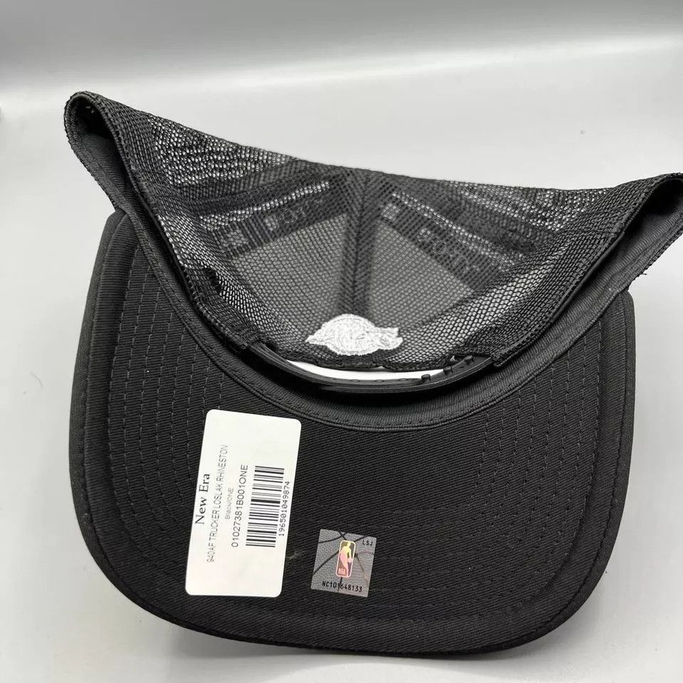 New Era Los Angeles LA Lakers Trucker Hat Men Snap Back Cap New Size ONE SIZE - 7 Thumbnail