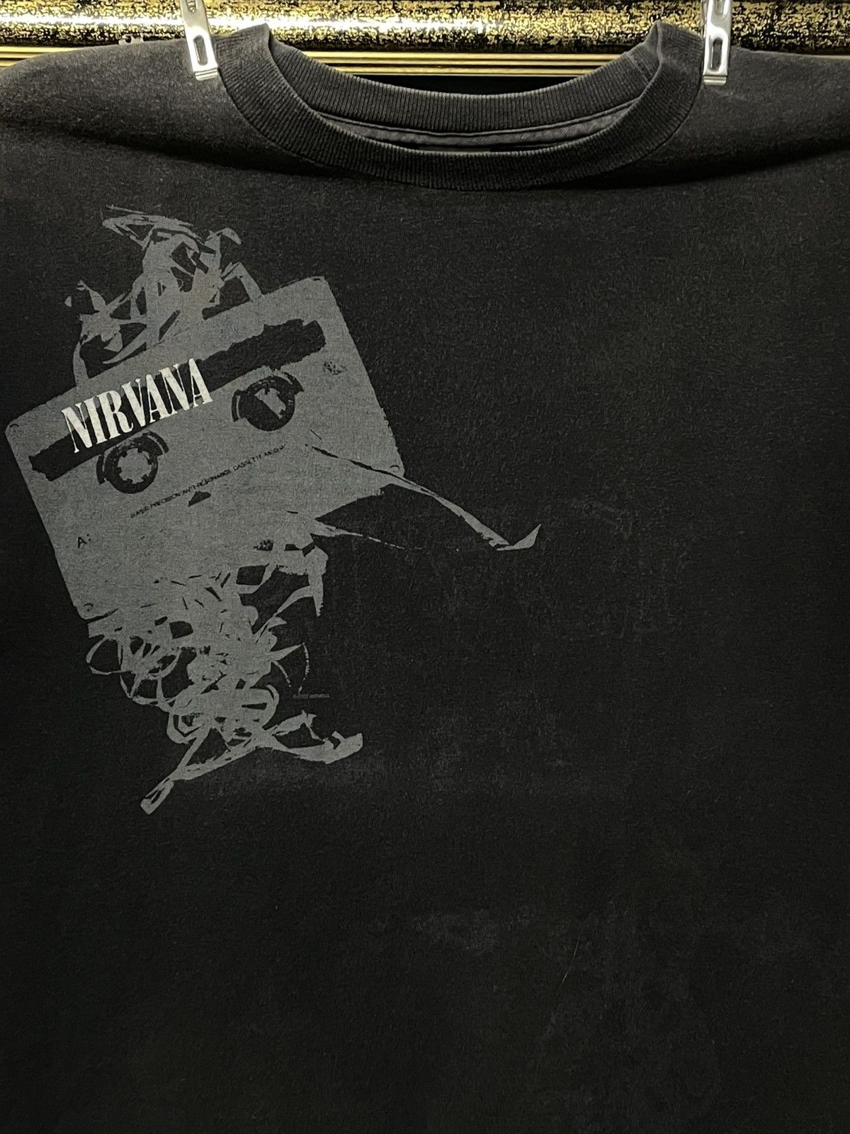 Band Tees Vintage Original Nirvana Casette Tape Grunge Sunfaded Tshirt Size US M / EU 48-50 / 2 - 3 Thumbnail