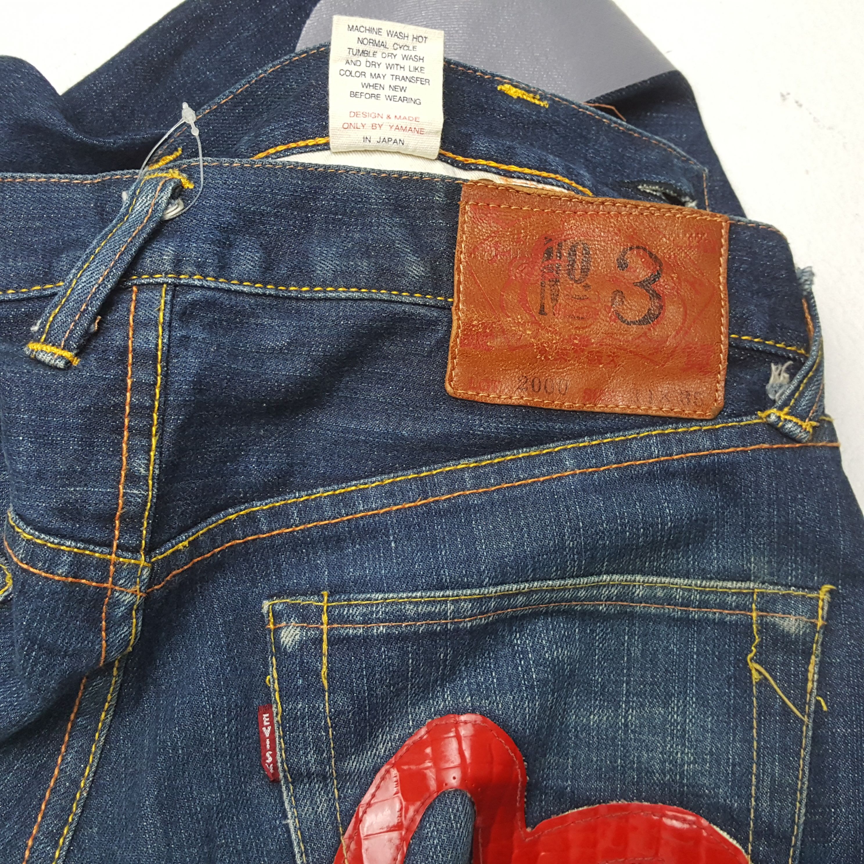 Evisu EVISU Japanese Brand Streetwear Custom Daicock Jeans Size US 29 - 14 Thumbnail