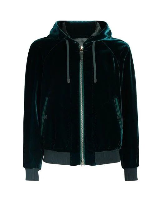 Tom Ford o1loc1c0226 Zip Up Jacket in Green Size US M / EU 48-50 / 2 - 1 Thumbnail
