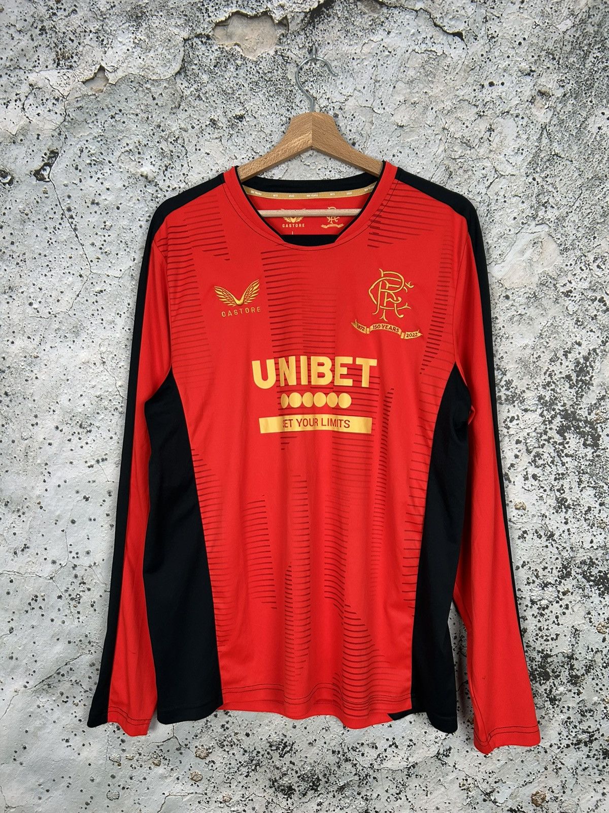 Castore Glasgow Rangers Soccer Jersey Castore Football Longsleeve Size US L / EU 52-54 / 3 - 1 Thumbnail