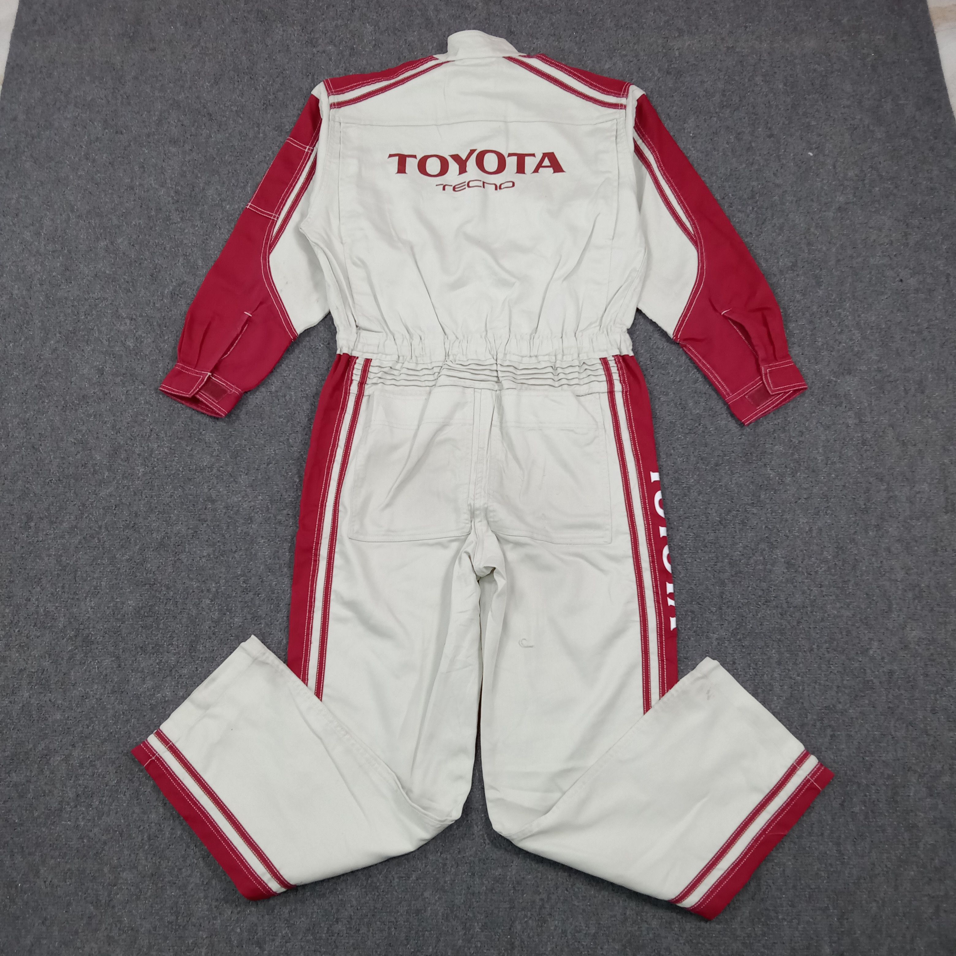 Japanese Brand Toyota Tecno Japanese Racing Mechanic Overalls Jacket C279N8 Size US M / EU 48-50 / 2 - 1 Thumbnail