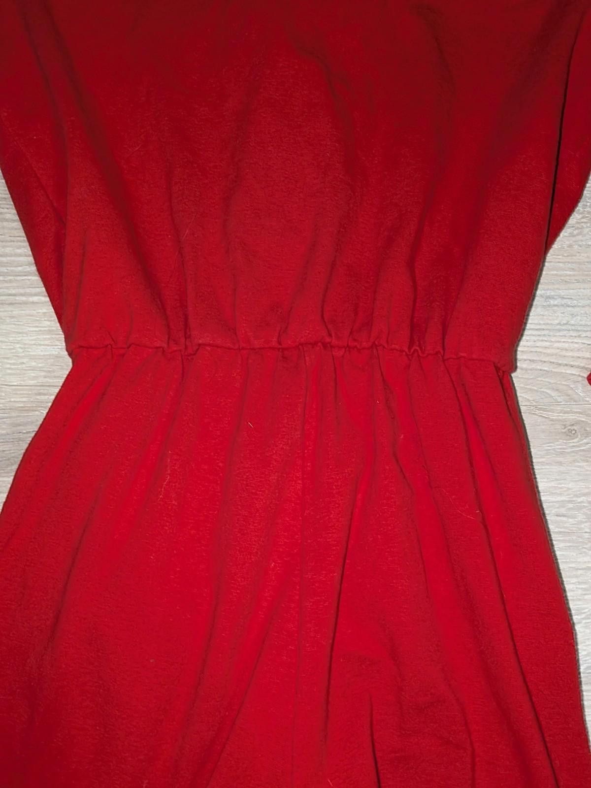 Faded Glory VTG 80s FADS Red Jumpsuit W/ Black Soutache Embroidery Sz M Size 32" / US 10 / IT 46 - 7 Thumbnail