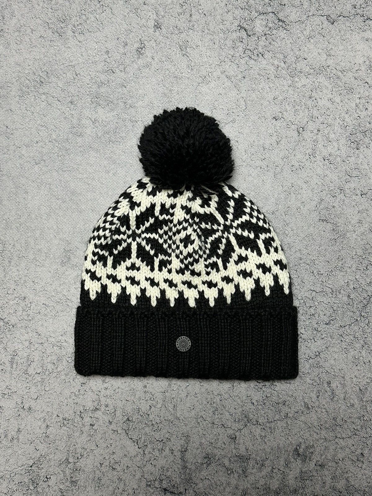 Bogner Bogner Fire + Ice Knit Wool Pom Pom Ski Beanie Hat Size ONE SIZE - 2 Thumbnail