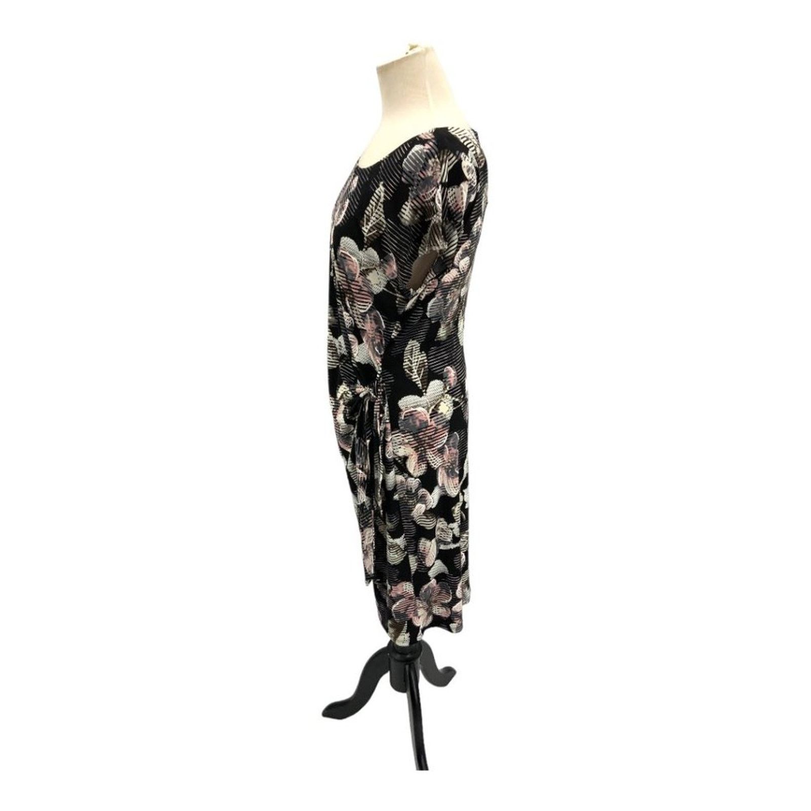 Other Connected Apparel Floral Side Tie Sheath Dress Size 12 NWT Size XL / US 12-14 / IT 48-50 - 6 Thumbnail