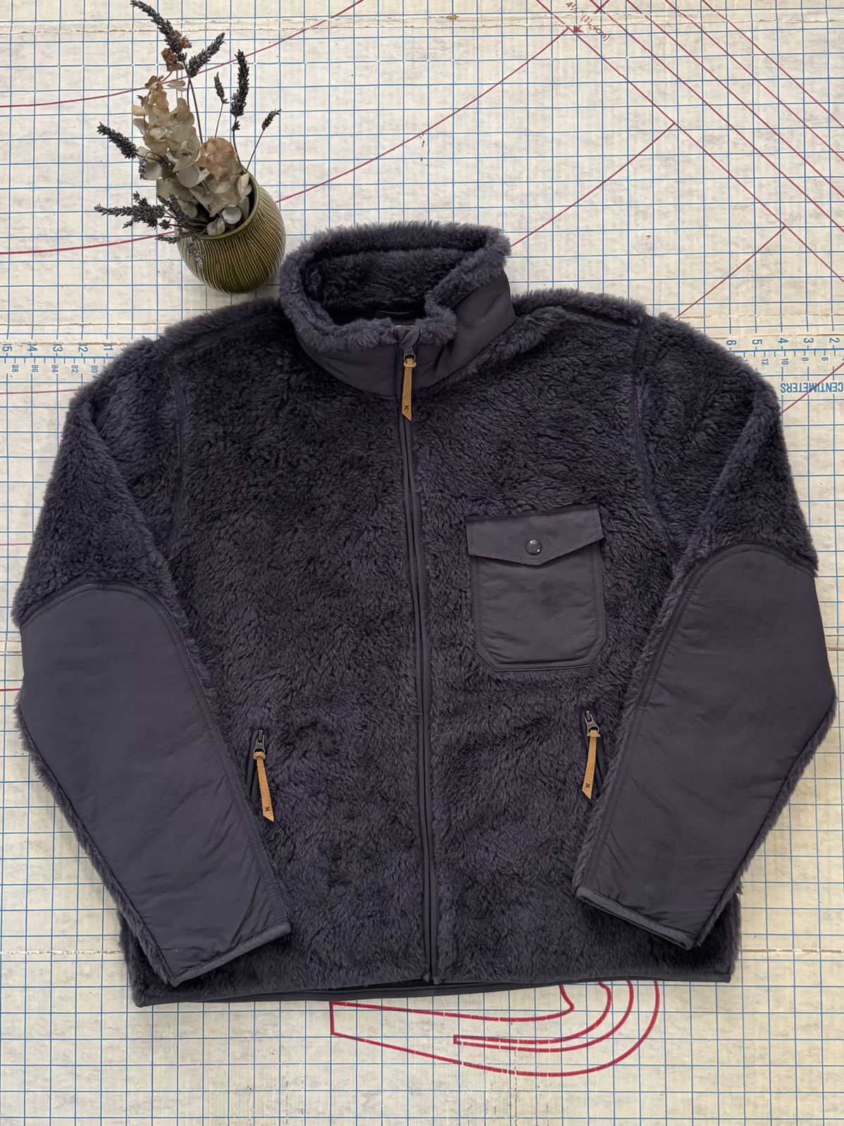 Best Made Co. Best Made Co. Wool Sherpa Fleece Full Zip Jacket XL Mens Size US XL / EU 56 / 4 - 1 Thumbnail
