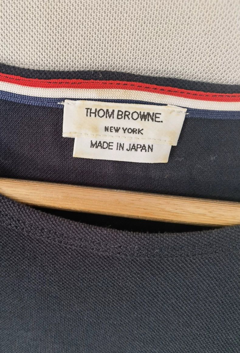Thom Browne Thom Browne Blue T-shirt Size US XL / EU 56 / 4 - 3 Thumbnail
