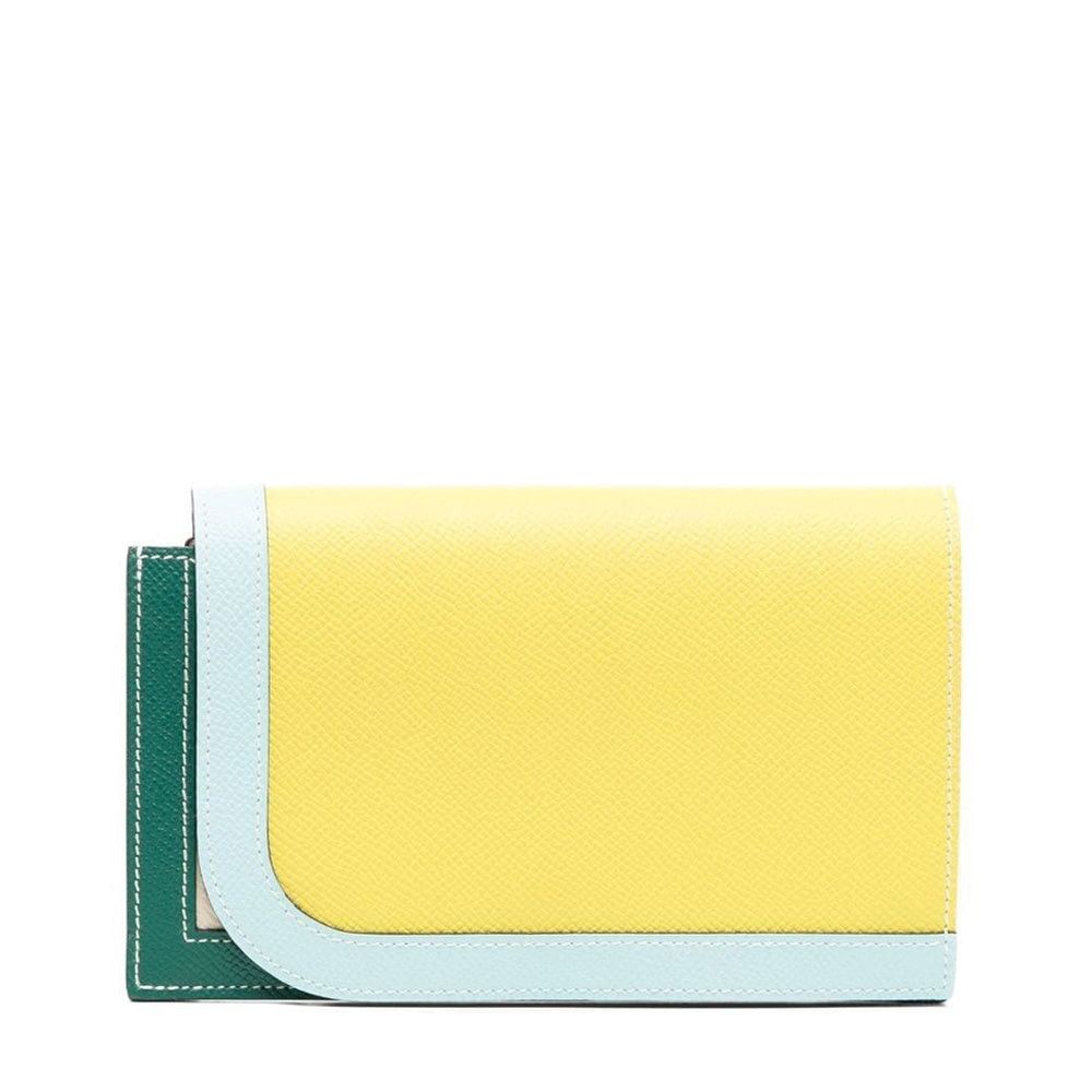 image of Hermes Camail Wallet in Green, Women's