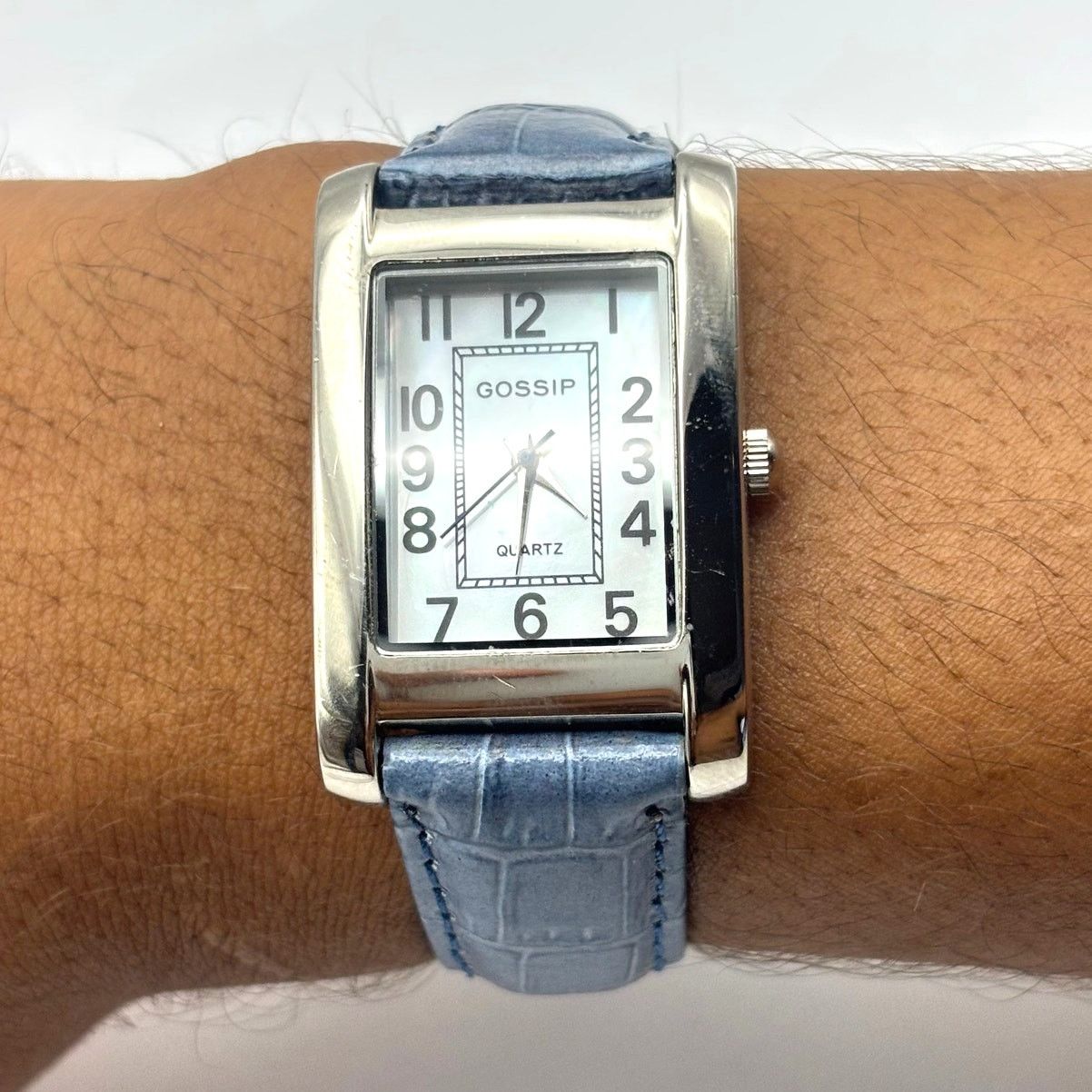Other Silver & Blue Quartz Analog Men's Watch Size ONE SIZE - 1 Thumbnail