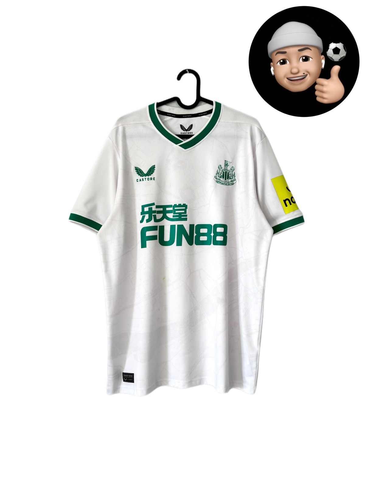 Castore 2022 2023 Newcastle United Castore Third Kit Soccer Jersey Size US L / EU 52-54 / 3 - 1 Thumbnail