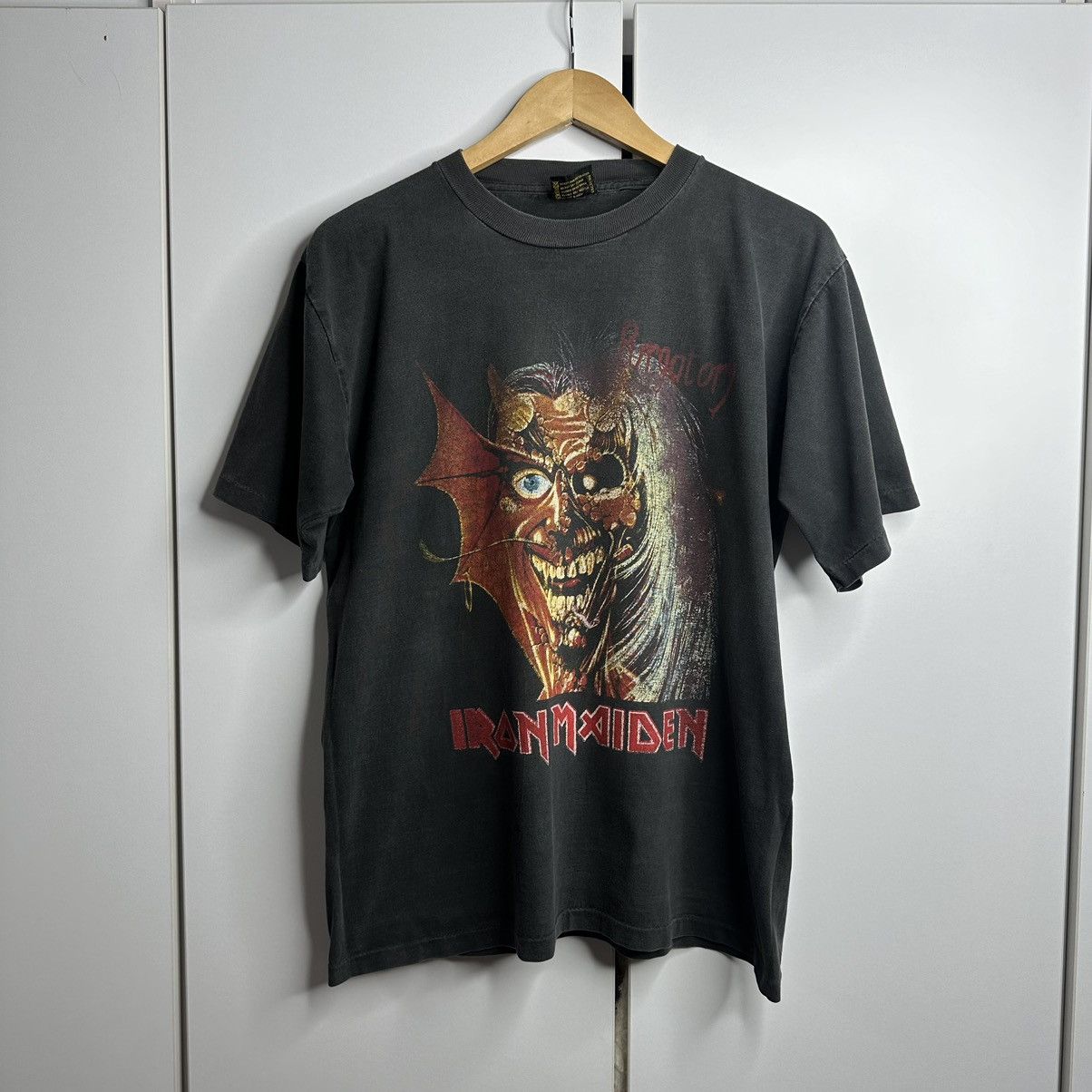 Iron Maiden Iron Maiden USA Vintage 90s T-shirt A Real Live One Size US M / EU 48-50 / 2 - 1 Thumbnail