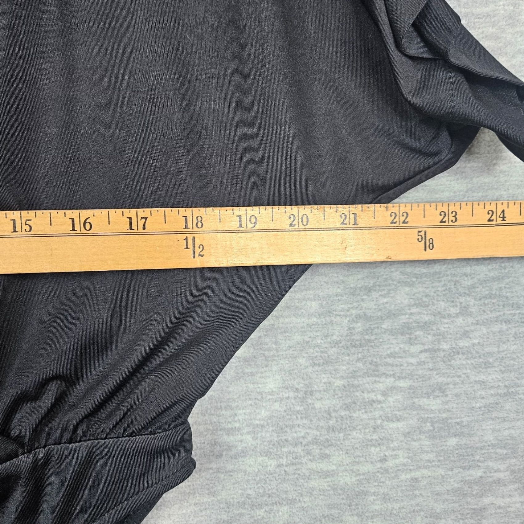 Zara ZARA Black Deep V-neck Short Sleeve Bodysuit Size S NEW Women Bodysuit Regular Knit Pattern Solid All Seasons Size S / US 4 / IT 40 - 5 Thumbnail
