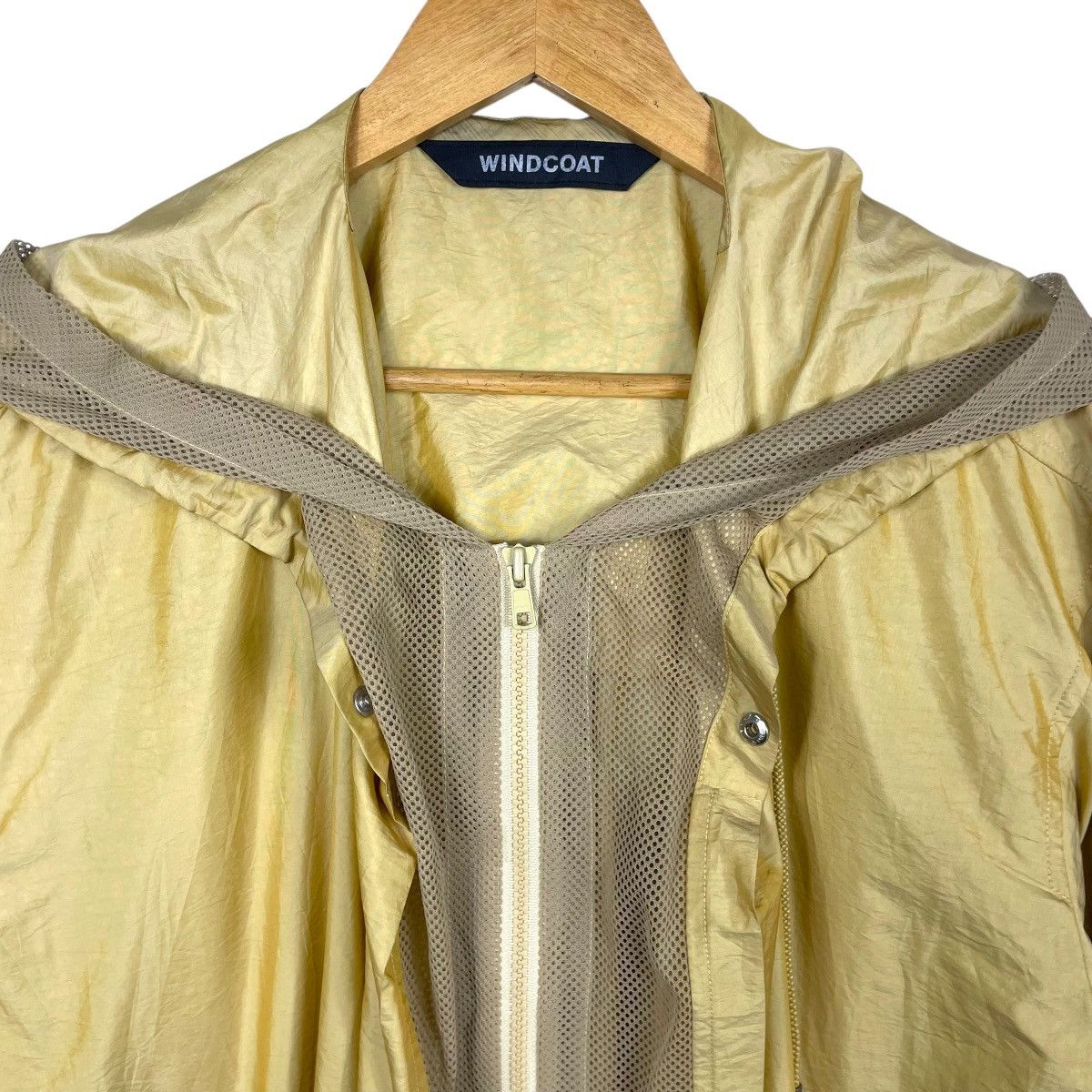 Issey Miyake × Vintage 💥70s WINDCOAT BY ISSEY MIYAKE NYLON HOODIE LONG JACKET Size US M / EU 48-50 / 2 - 6 Thumbnail