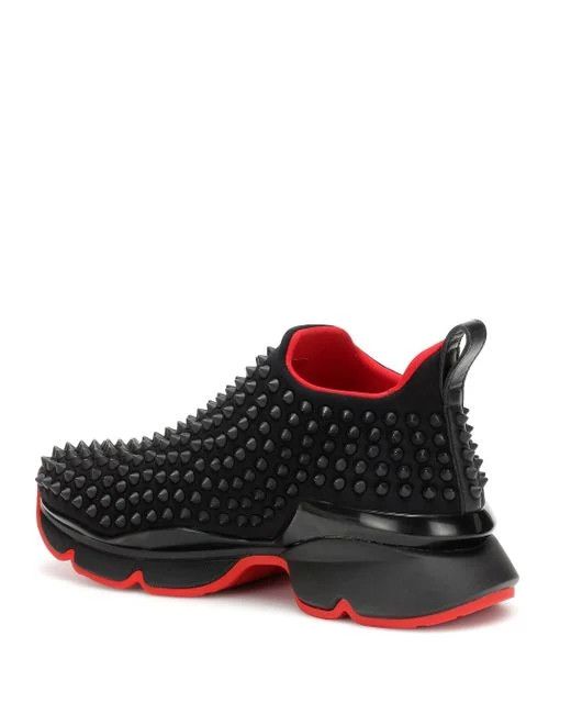Christian Louboutin o1s1wg110225 Sneaker in Black Size US 7 / IT 37 - 5 Thumbnail