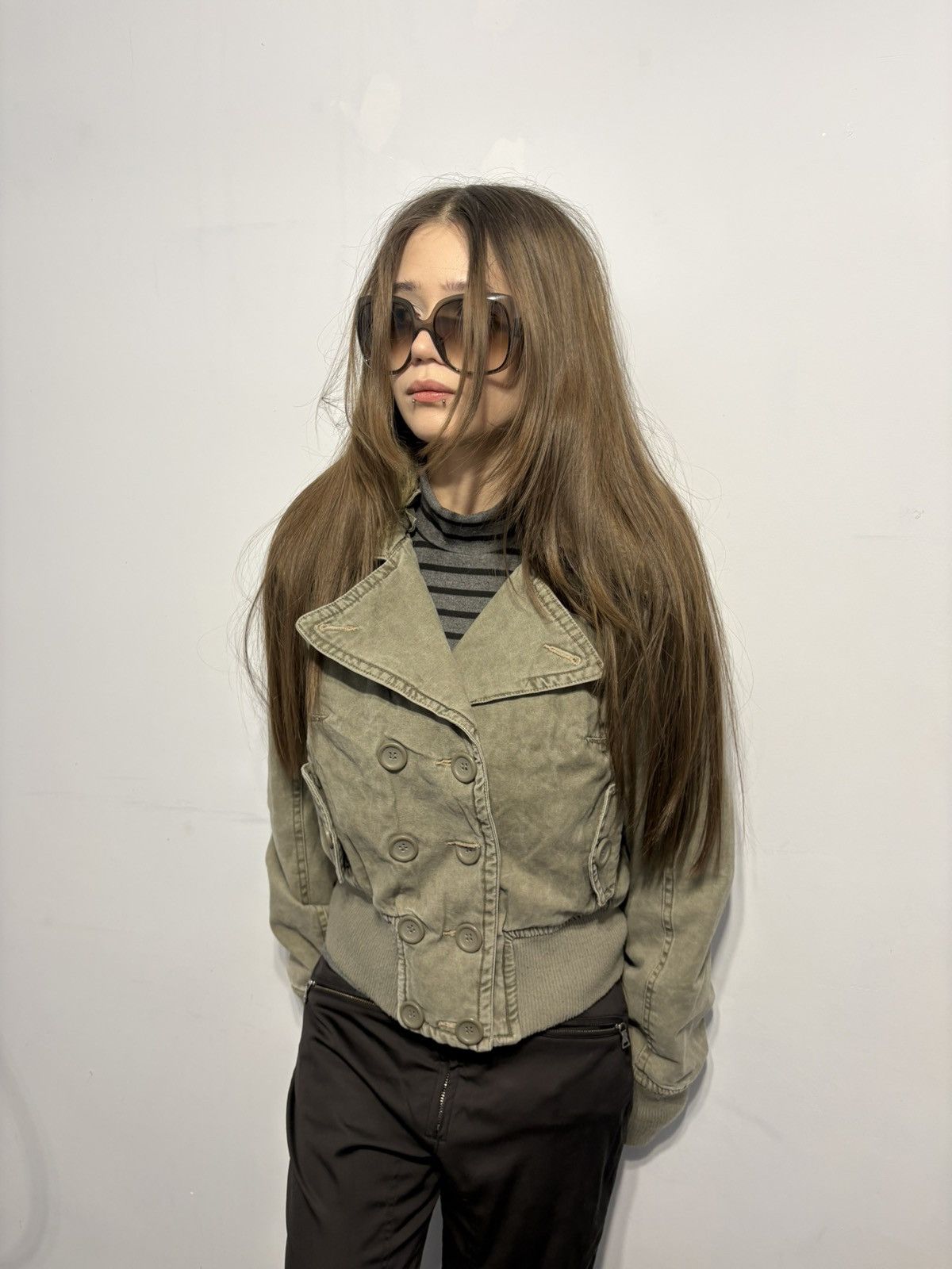 Hysteric Glamour × Undercover 00s Napoleon Military Faux Fur LGB Style Bomber Jacket Size M / US 6-8 / IT 42-44 - 8 Thumbnail