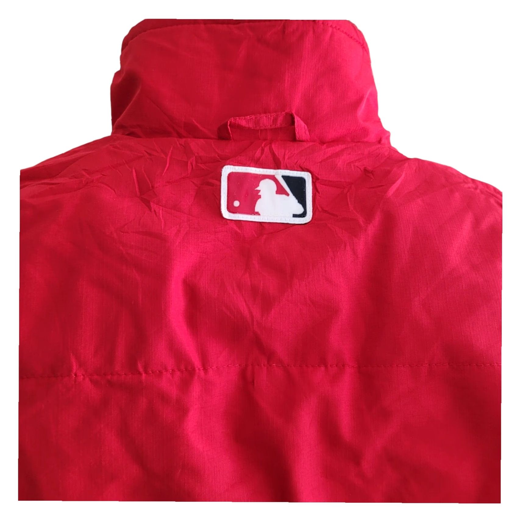 VonZipper Washington Nationals Majestic MLB Zip-Up Logo Jacket S Men Red Lined Fleece Bomber Jacket Size US S / EU 44-46 / 1 - 5 Thumbnail