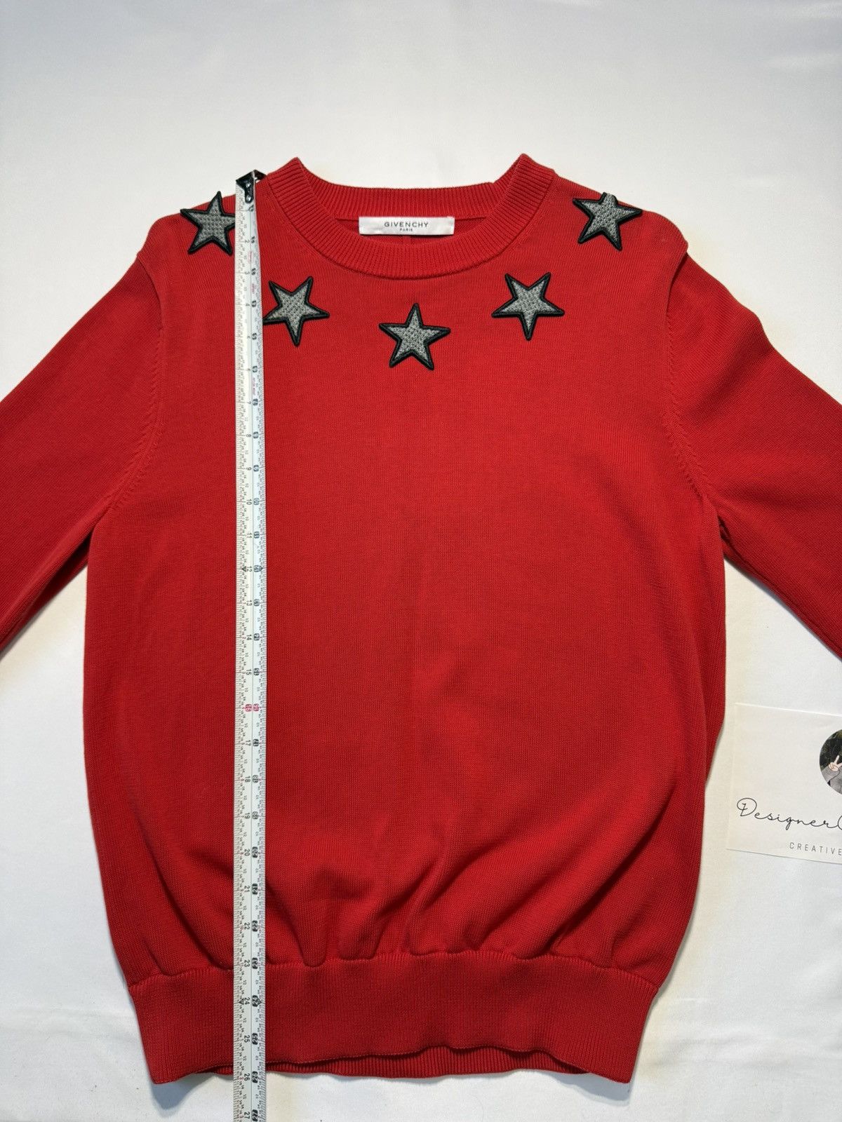 Givenchy GIVENCHY Black Star Knit Sweatshirt M Size US M / EU 48-50 / 2 - 2 Thumbnail