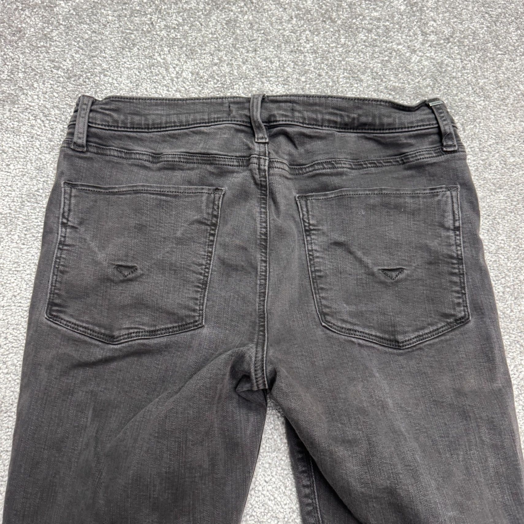 Hudson HUDSON Nico Jeans Womens 29 Dark Gray Washed Mid Rise Skinny Denim Zip Button 5-Pocket Stretch City Streetwear Size 29" - 5 Thumbnail