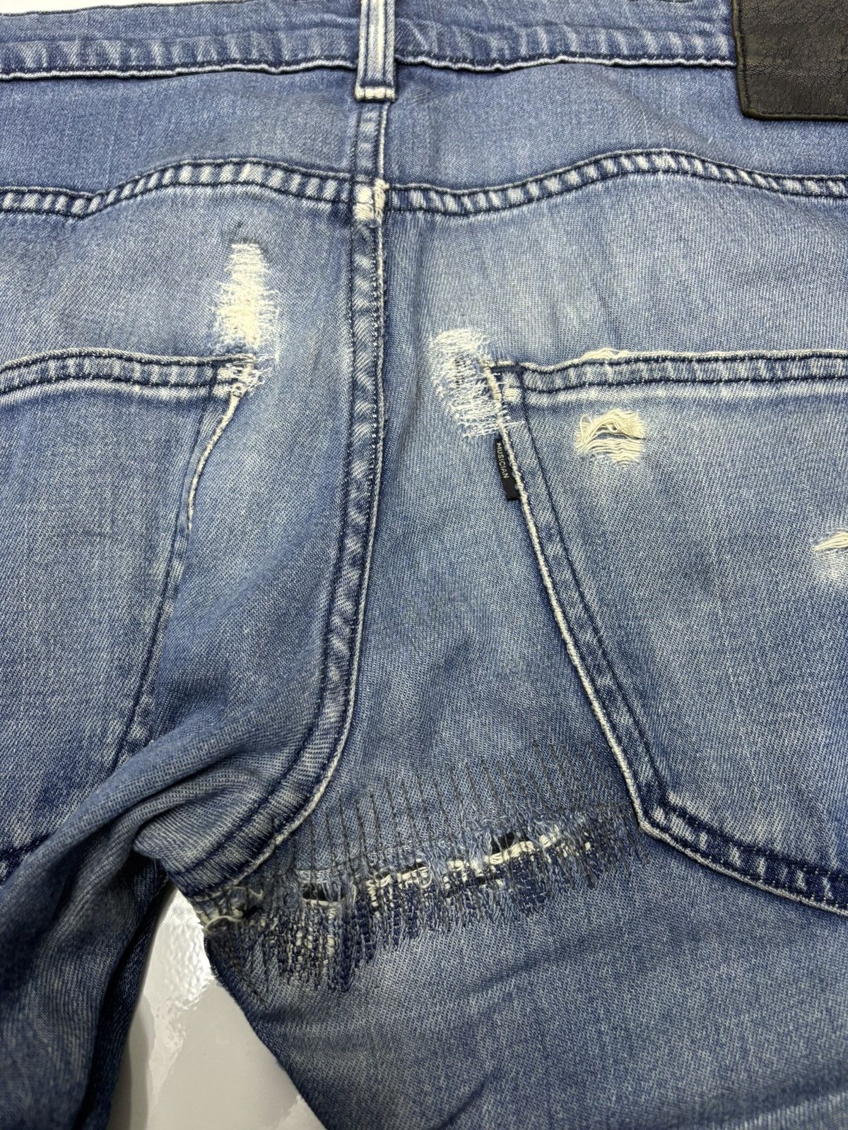 Lad Musician 🔥LAD MUSICIAN DISTRESS SKINNY JEANS Size US 30 / EU 46 - 15 Thumbnail