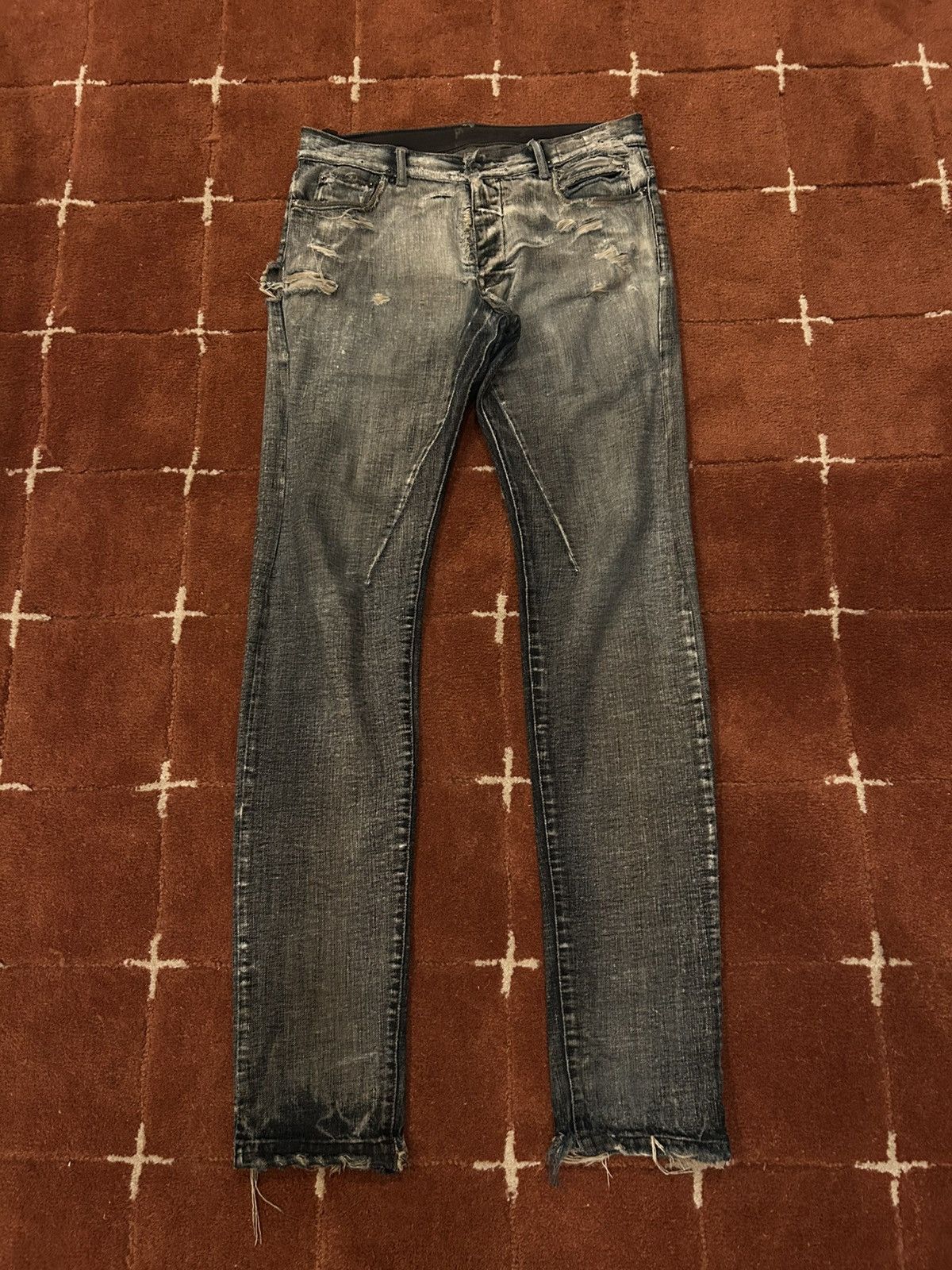 Rick Owens × Rick Owens Drkshdw Rick Owen's DNA Dust Denim | Grailed