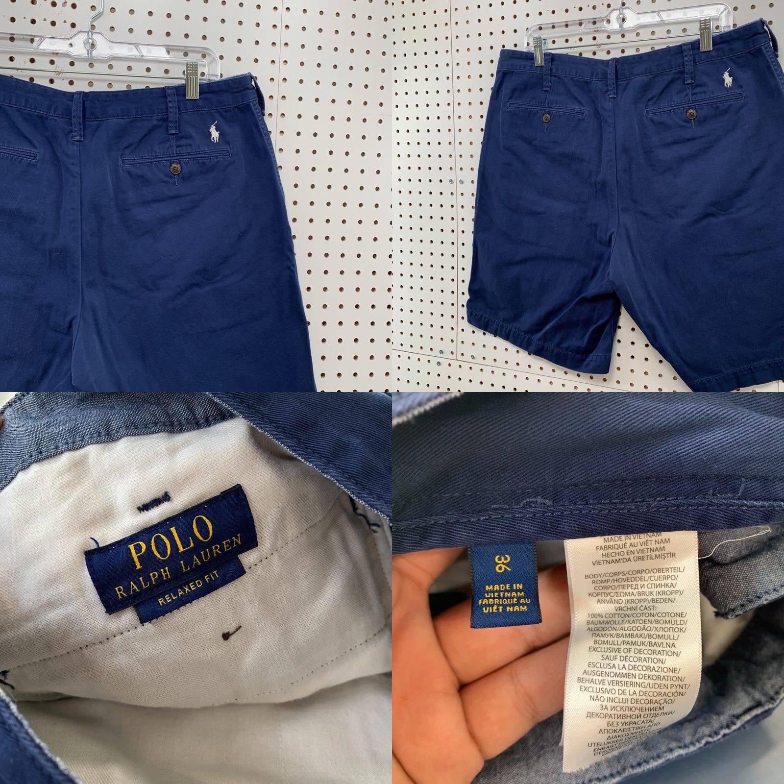 Polo Ralph Lauren Polo Ralph Lauren Chino Shorts Mens Navy Blue Casual Size 35 Inseam 10 Size US S / EU 44-46 / 1 - 8 Thumbnail