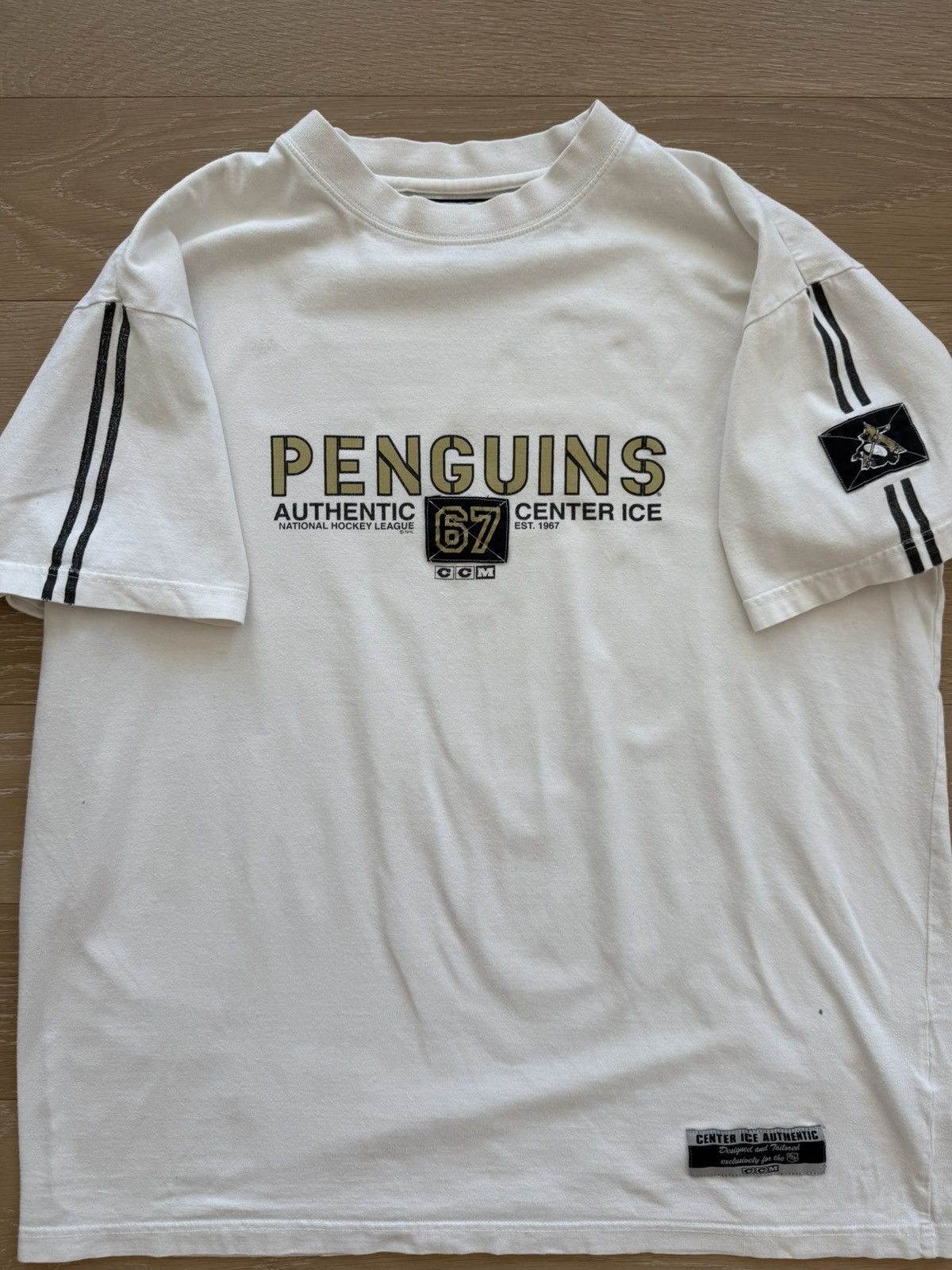 Ccm CCM Pittsburgh Penguins NHL Shirt Size US XL / EU 56 / 4 - 4 Thumbnail