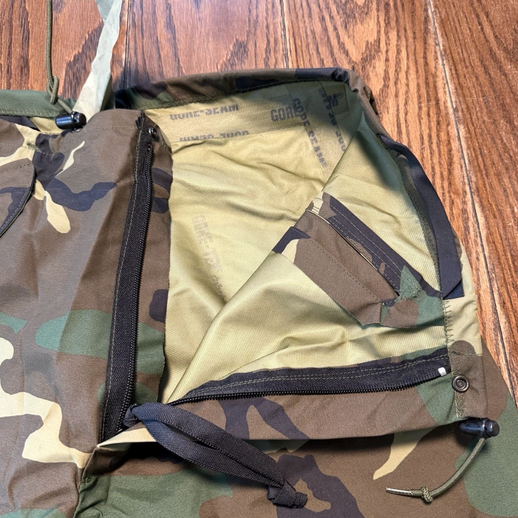 Vintage Army Camo GORE Seam Pants Medium Long Zip Leg Cold Weather Trousers New Size US 31 - 3 Thumbnail